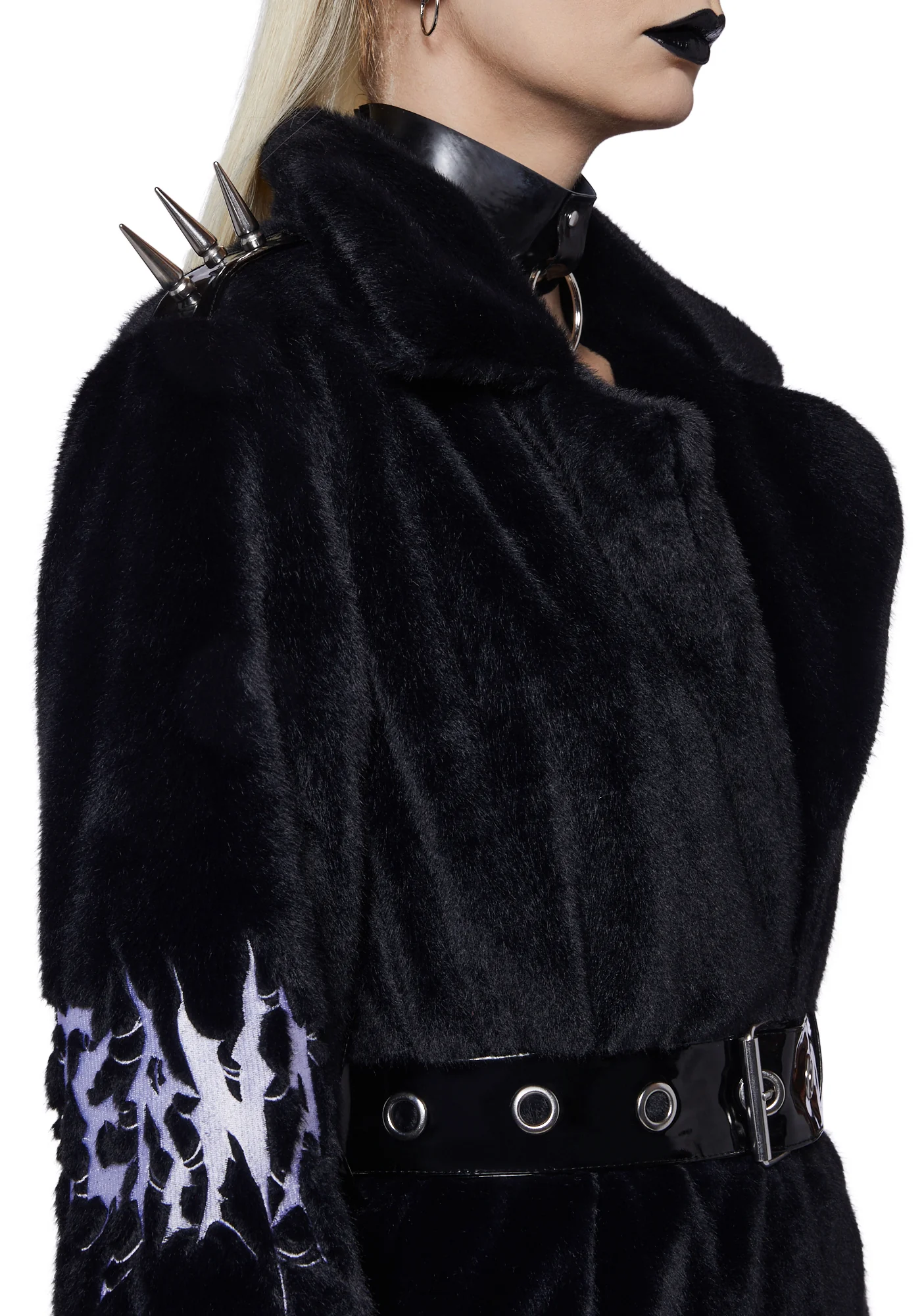 Nocturnal Nirvana Faux Fur Duster - Image 7