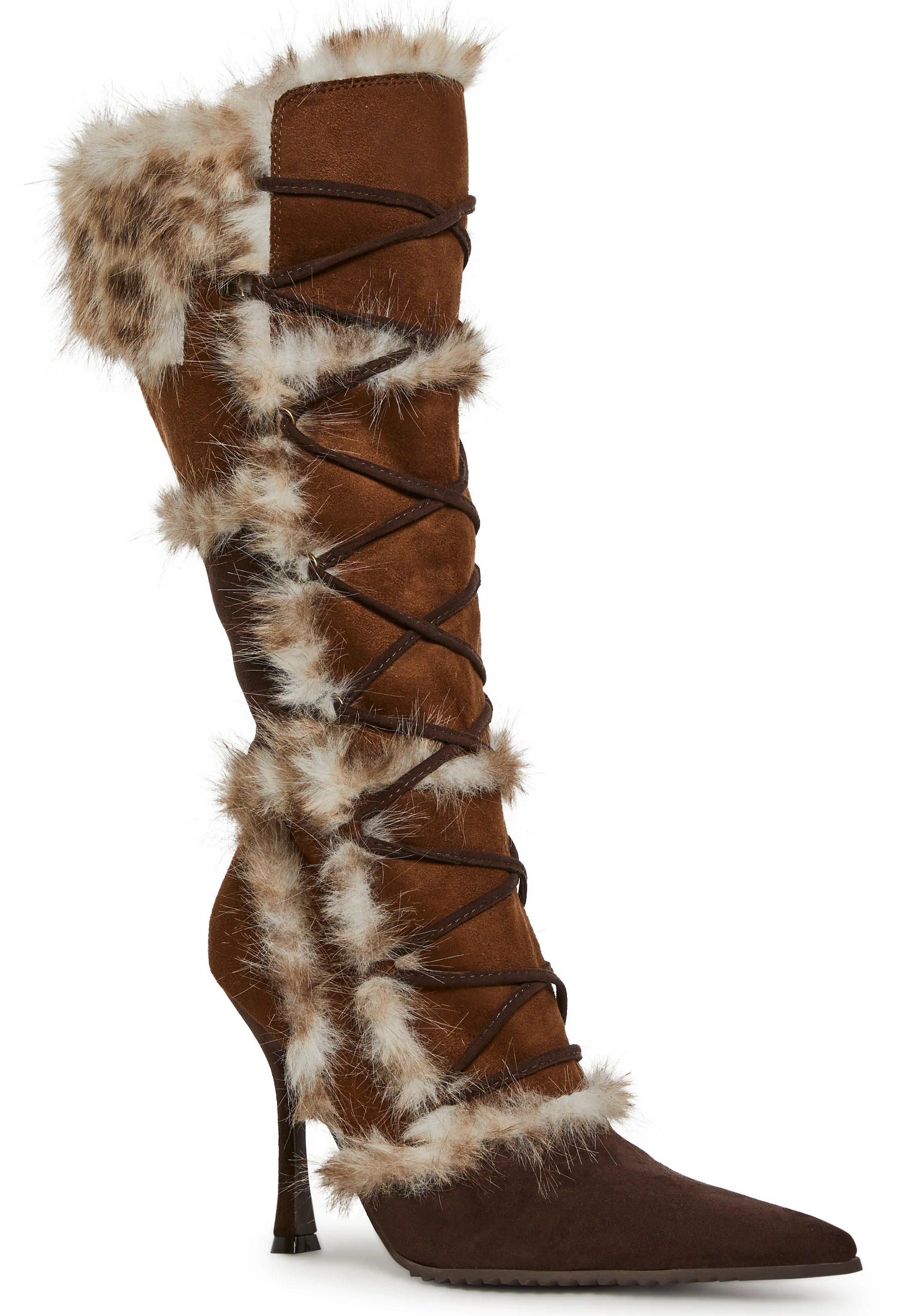 Delightful Kismet Faux Fur Boots - Image 2