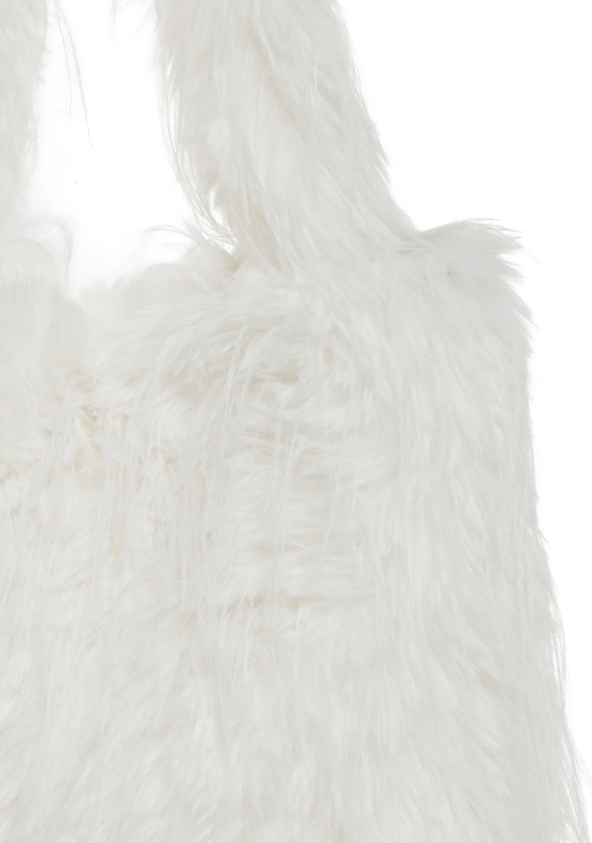 Star Dream Faux Fur Shoulder Bag - White - Image 5