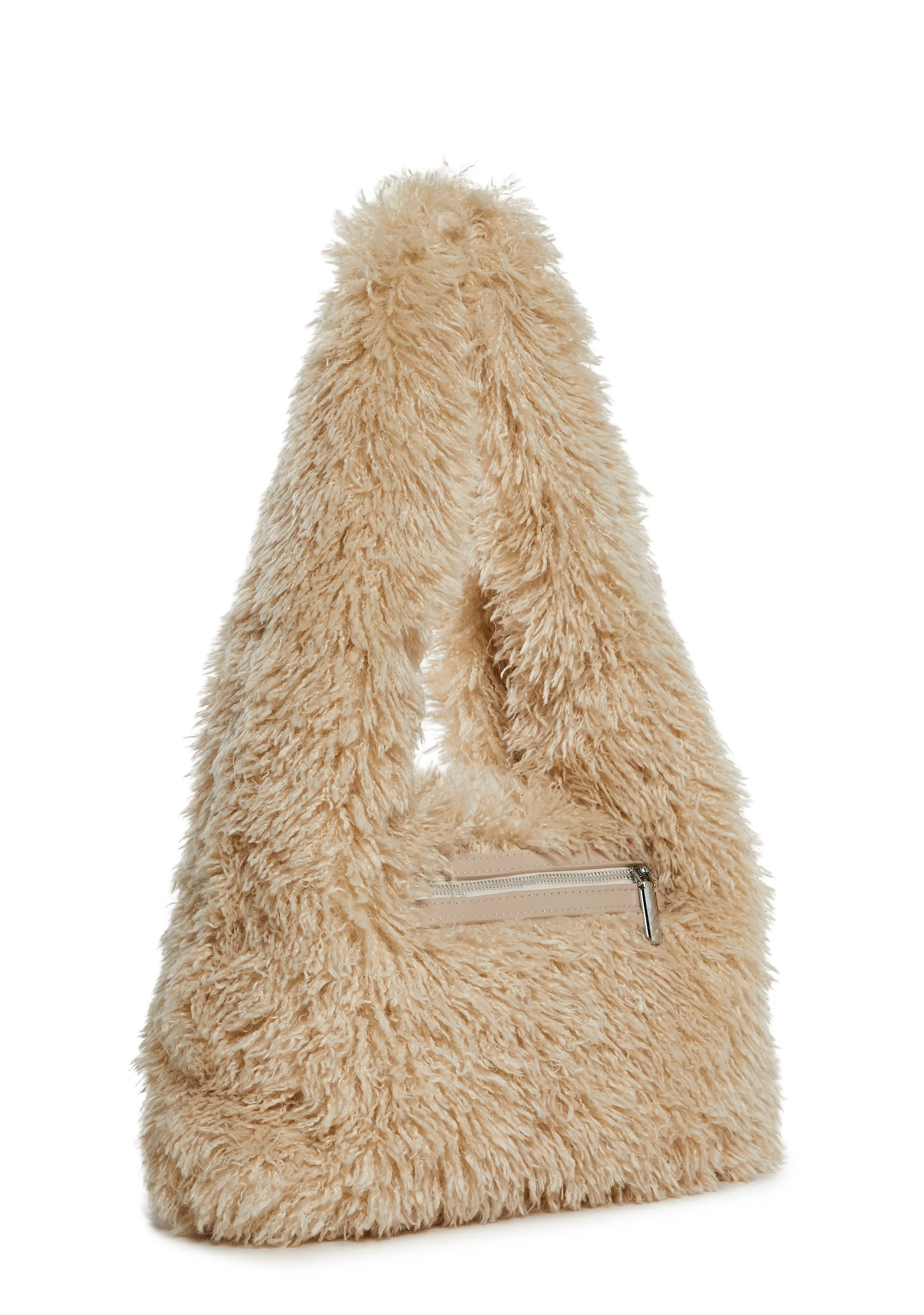 Cutie Heart Faux Fur Shoulder Bag - Image 4