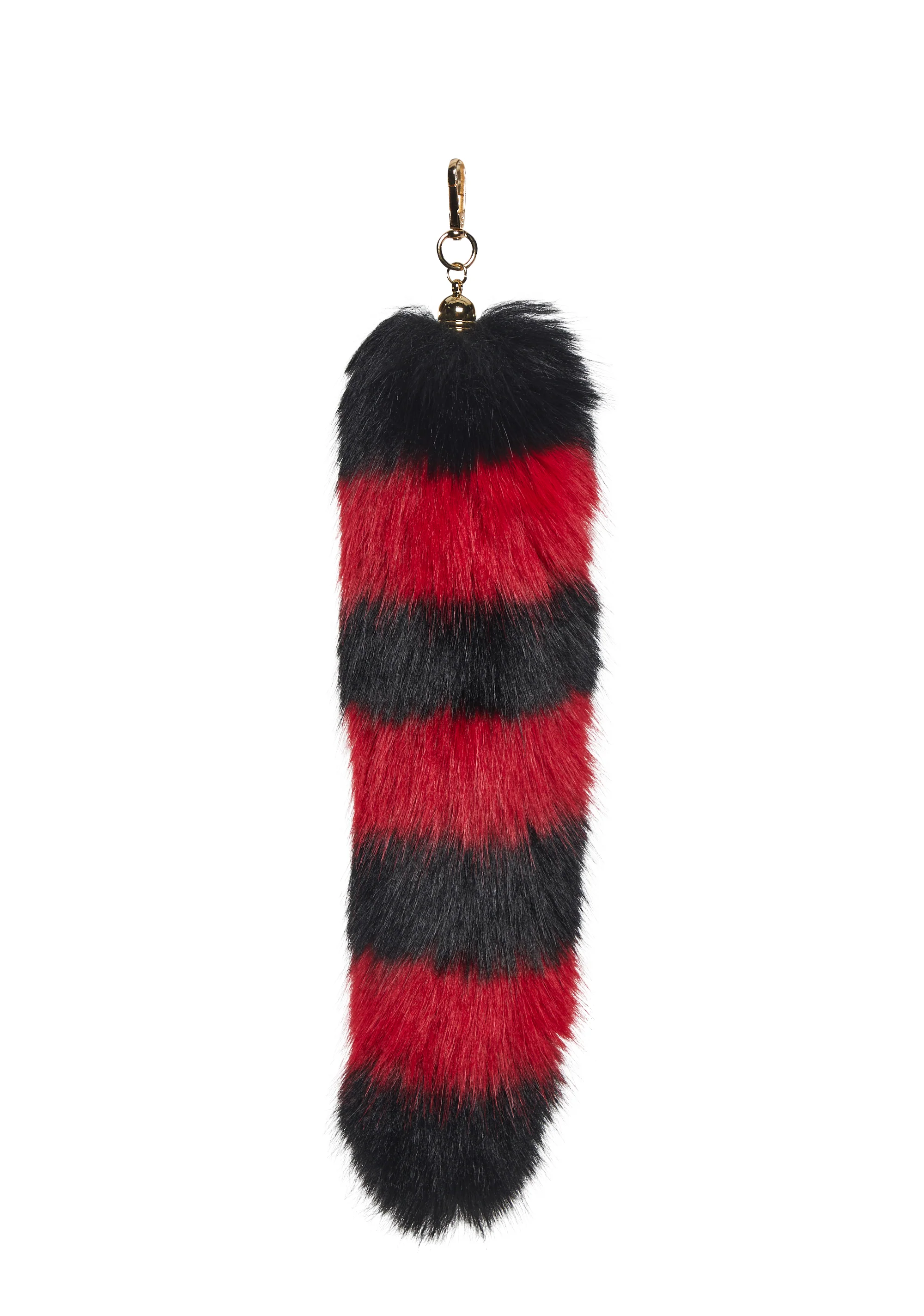 Foxtail Keychain - Red/Black - Image 2