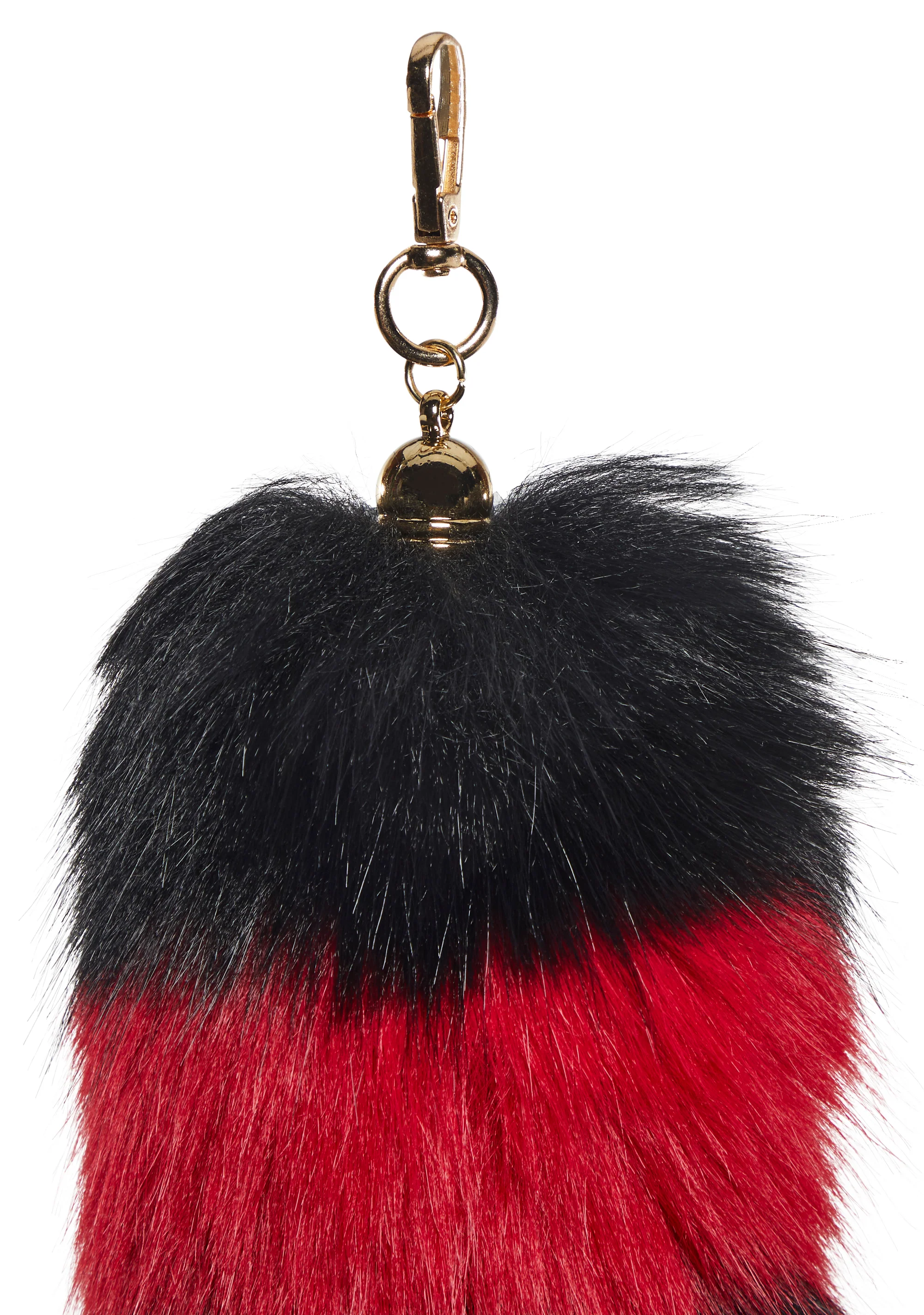 Foxtail Keychain - Red/Black - Image 3