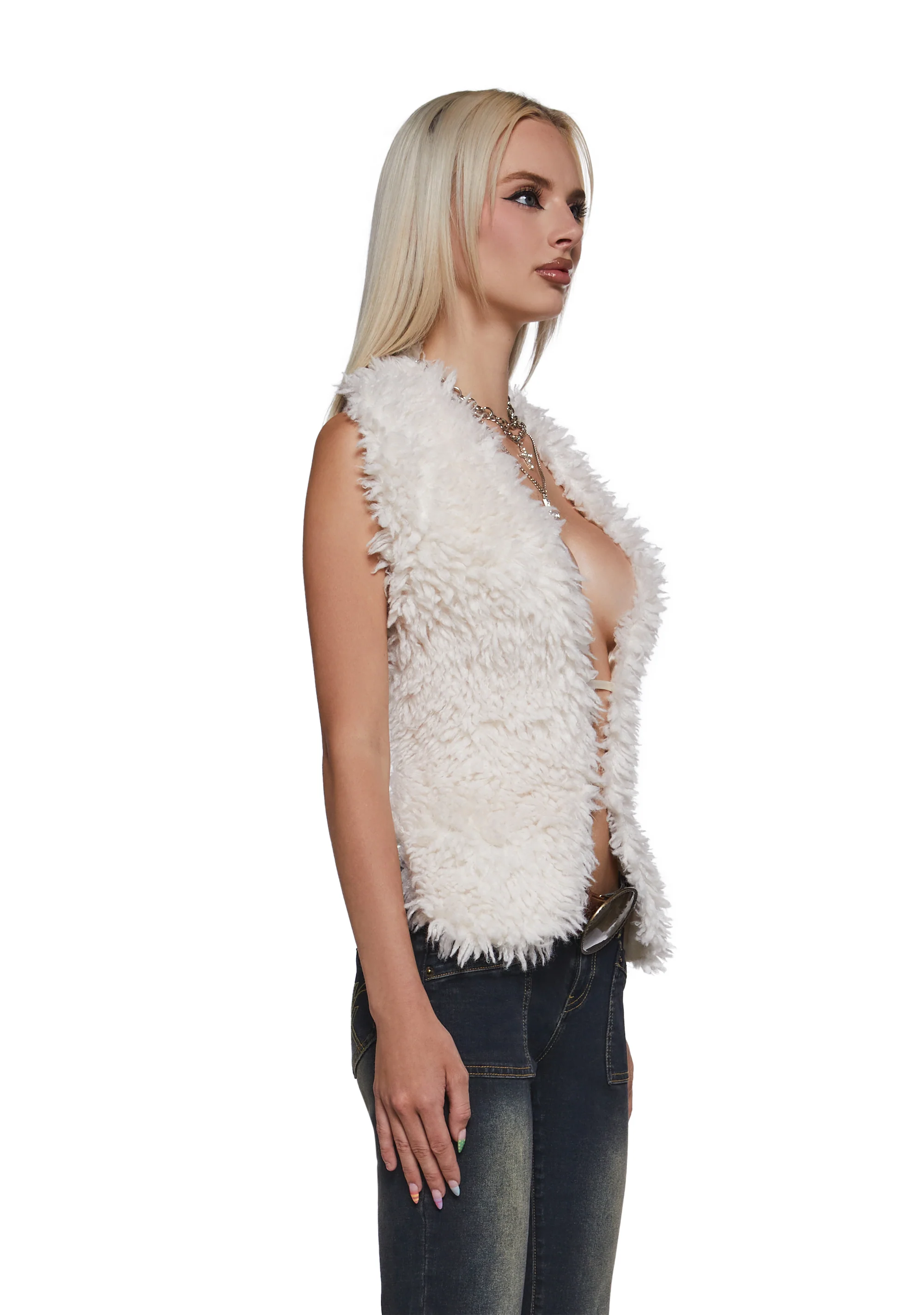 Roared Up Faux Fur Top - Image 3