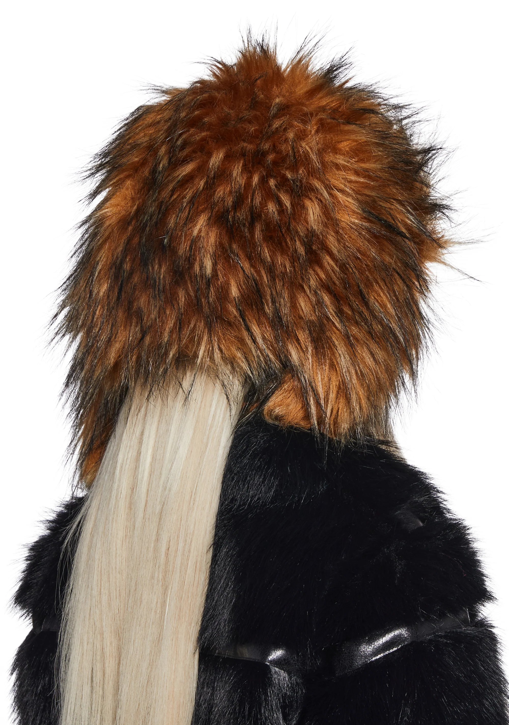 Aura Faux Fur Trapper Hat - Brown - Image 3