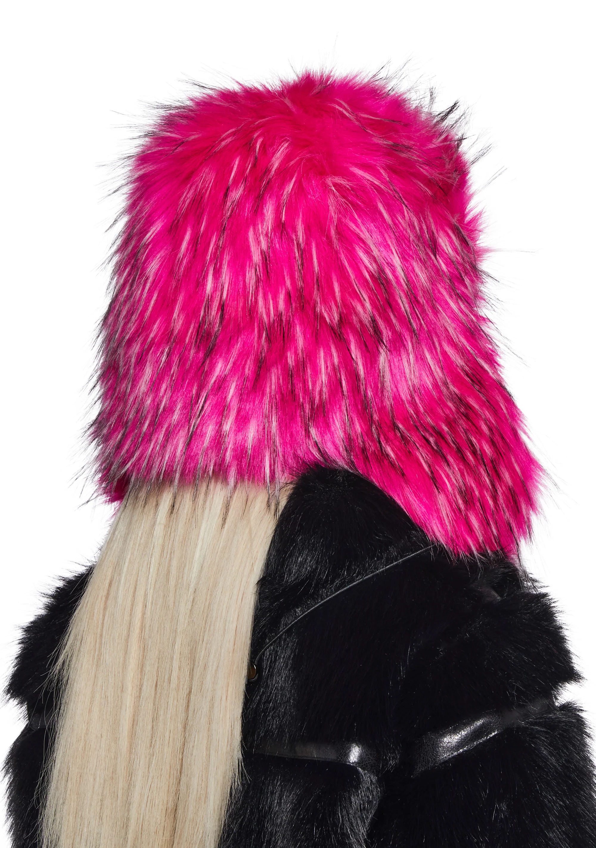 Aura Faux Fur Trapper Hat - Pink - Image 3