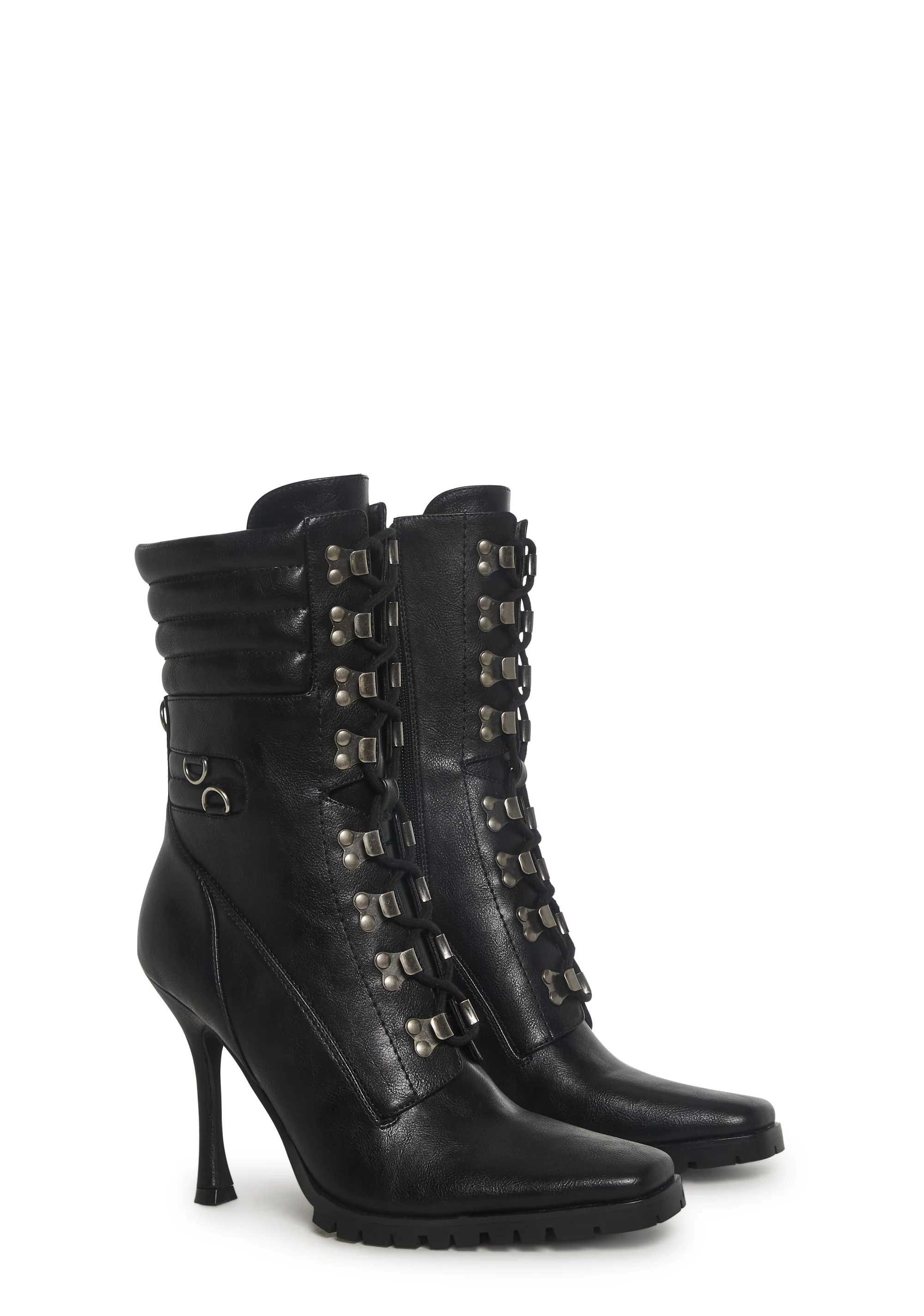 Future Frenemy Heeled Booties - Black - Image 3