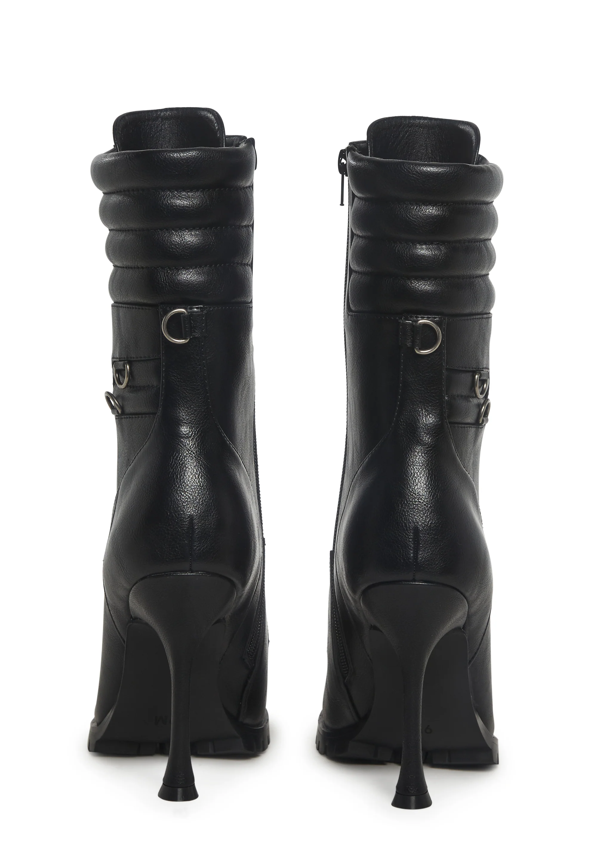 Future Frenemy Heeled Booties - Black - Image 4