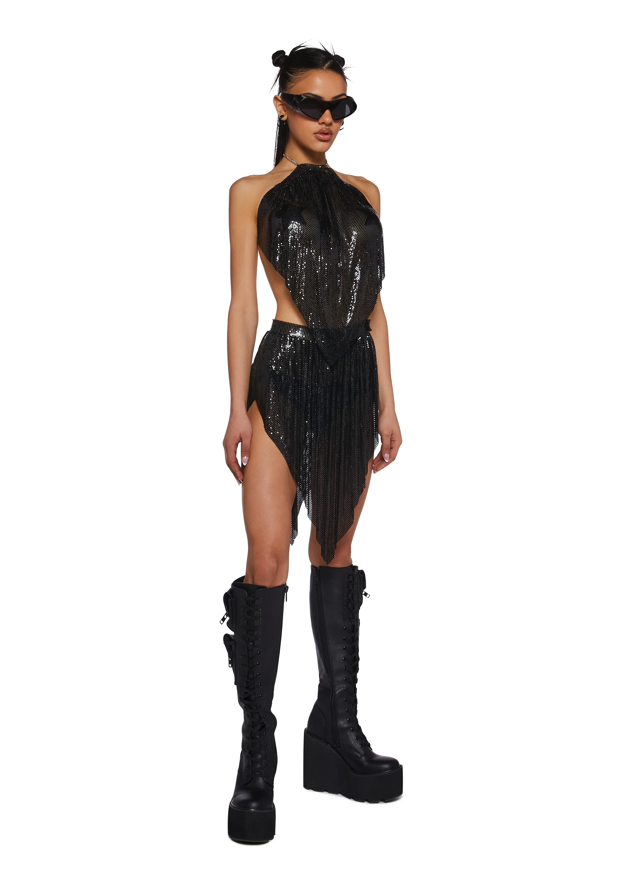 Futurism Flash Halter Top - Image 2