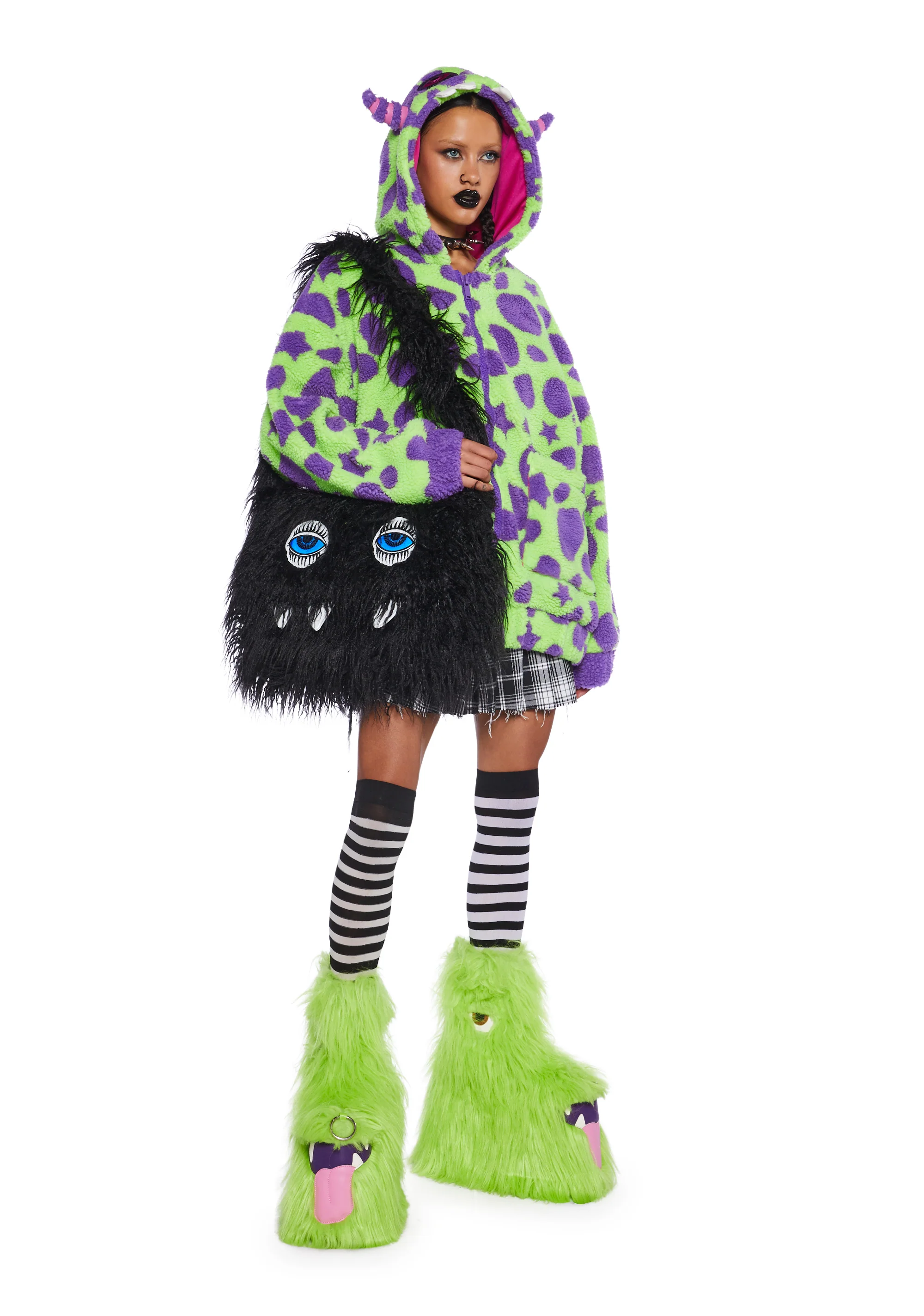 Fuzzy Fiend Satchel Purse - Image 6