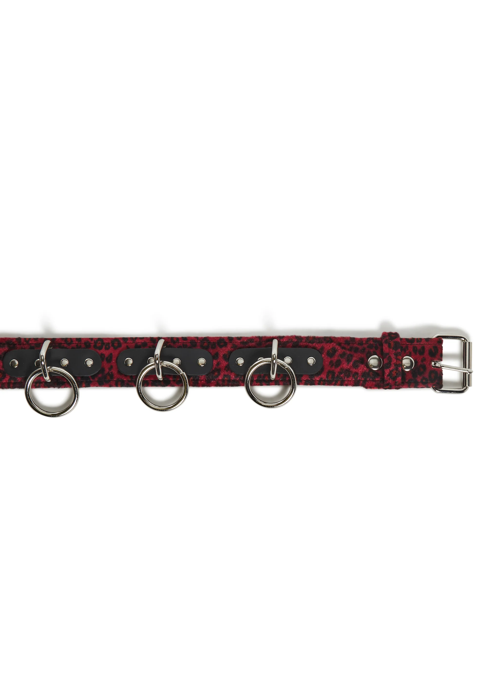 Fuzzy Leopard Ring Belt - Image 6
