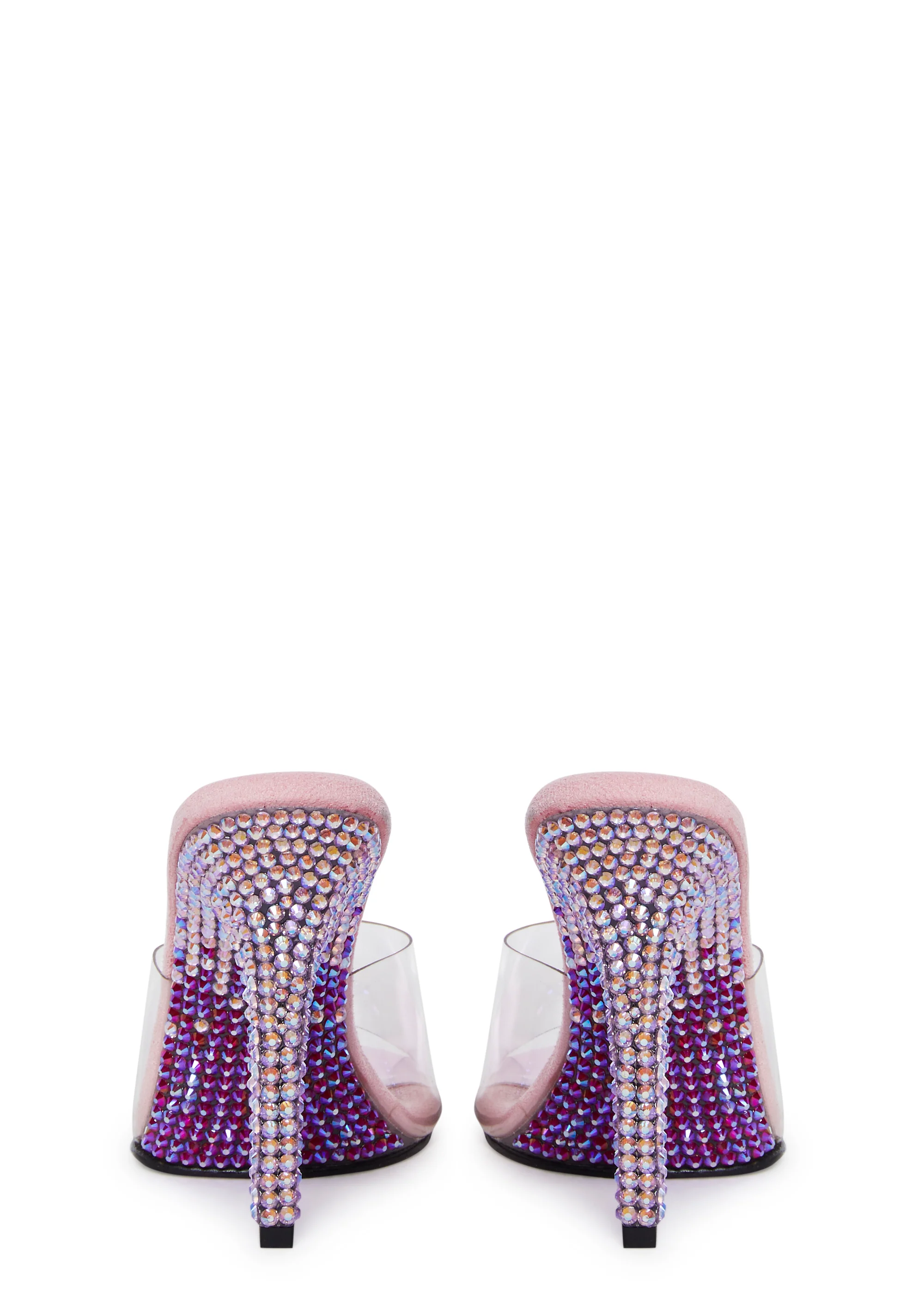 Gala-01 Rhinestone Clear Heels - Image 4