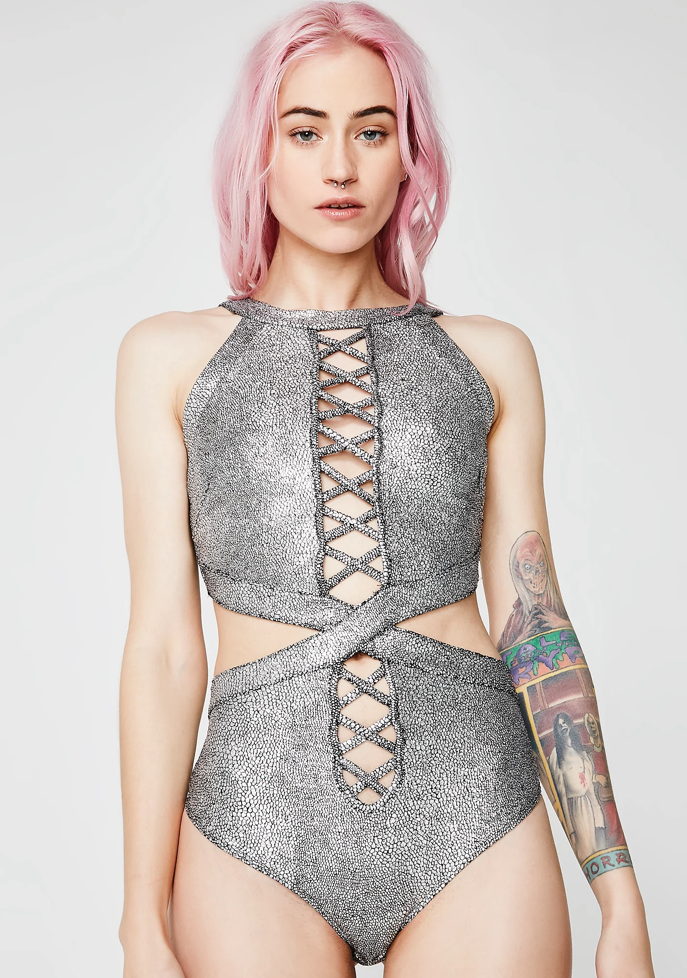 Galactic Empress Metallic Bodysuit - Image 5