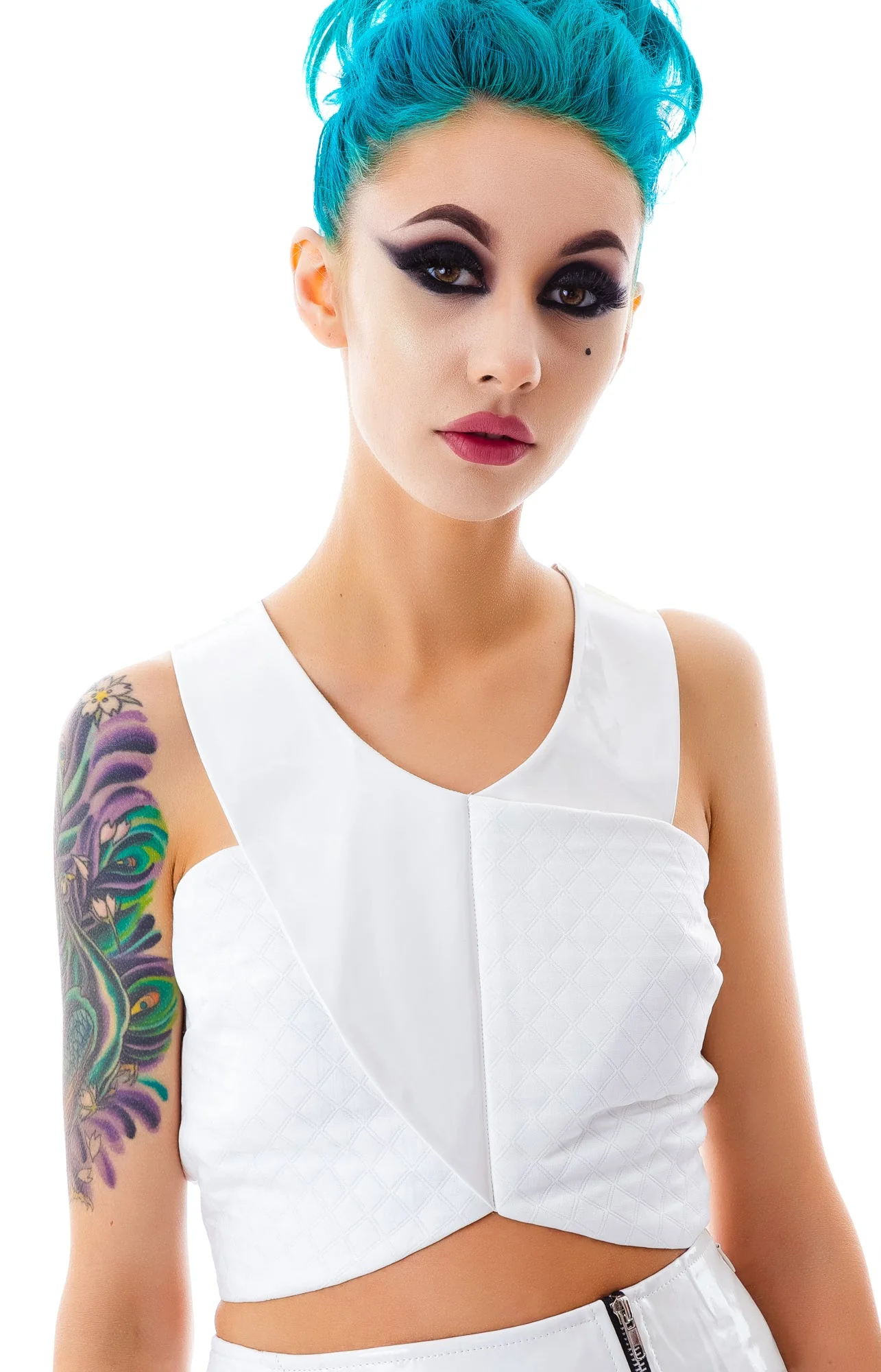 Galactica Crop Top - Black - Image 10