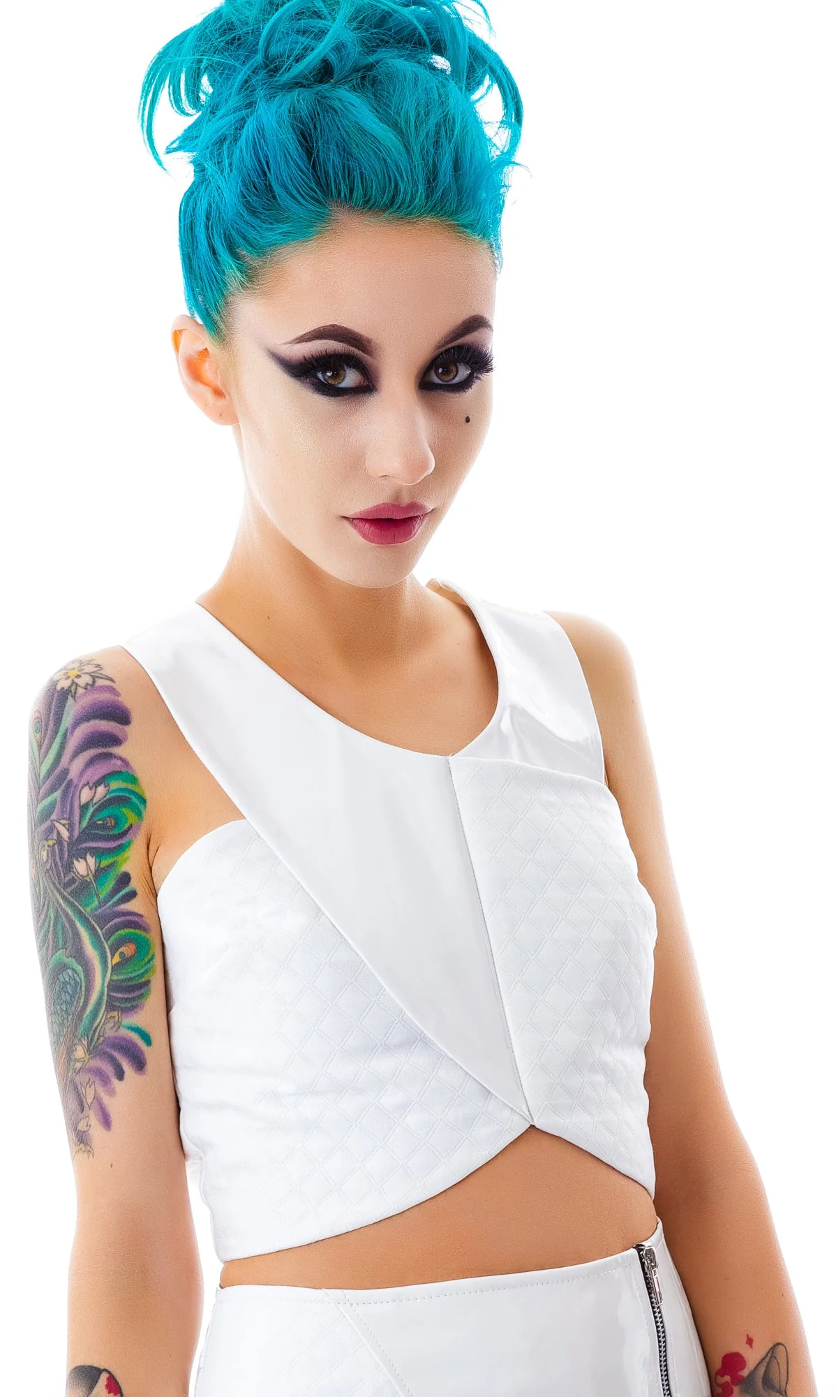 Galactica Crop Top - Black - Image 8