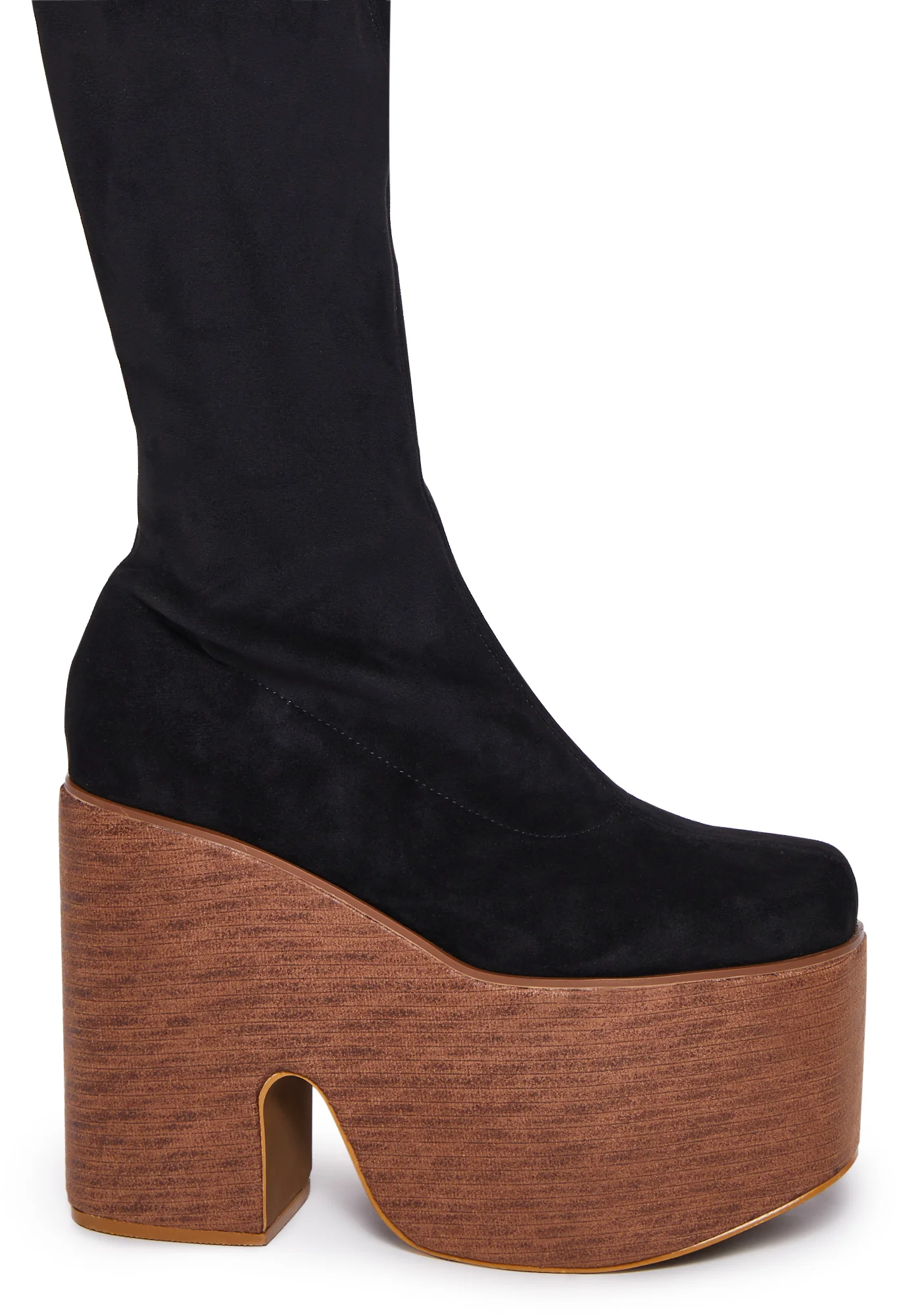 Galendo Platform Boots - Black - Image 2