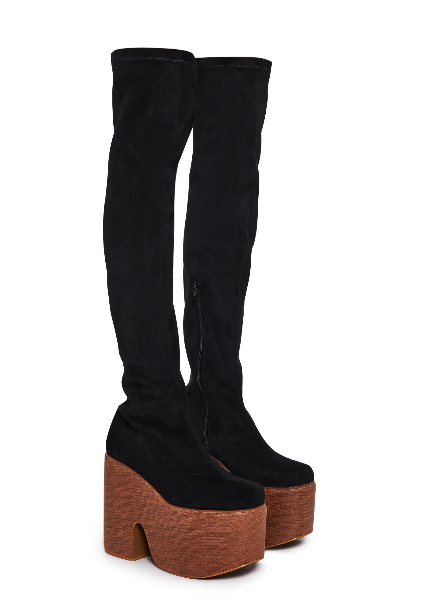 Galendo Platform Boots - Black - Image 3