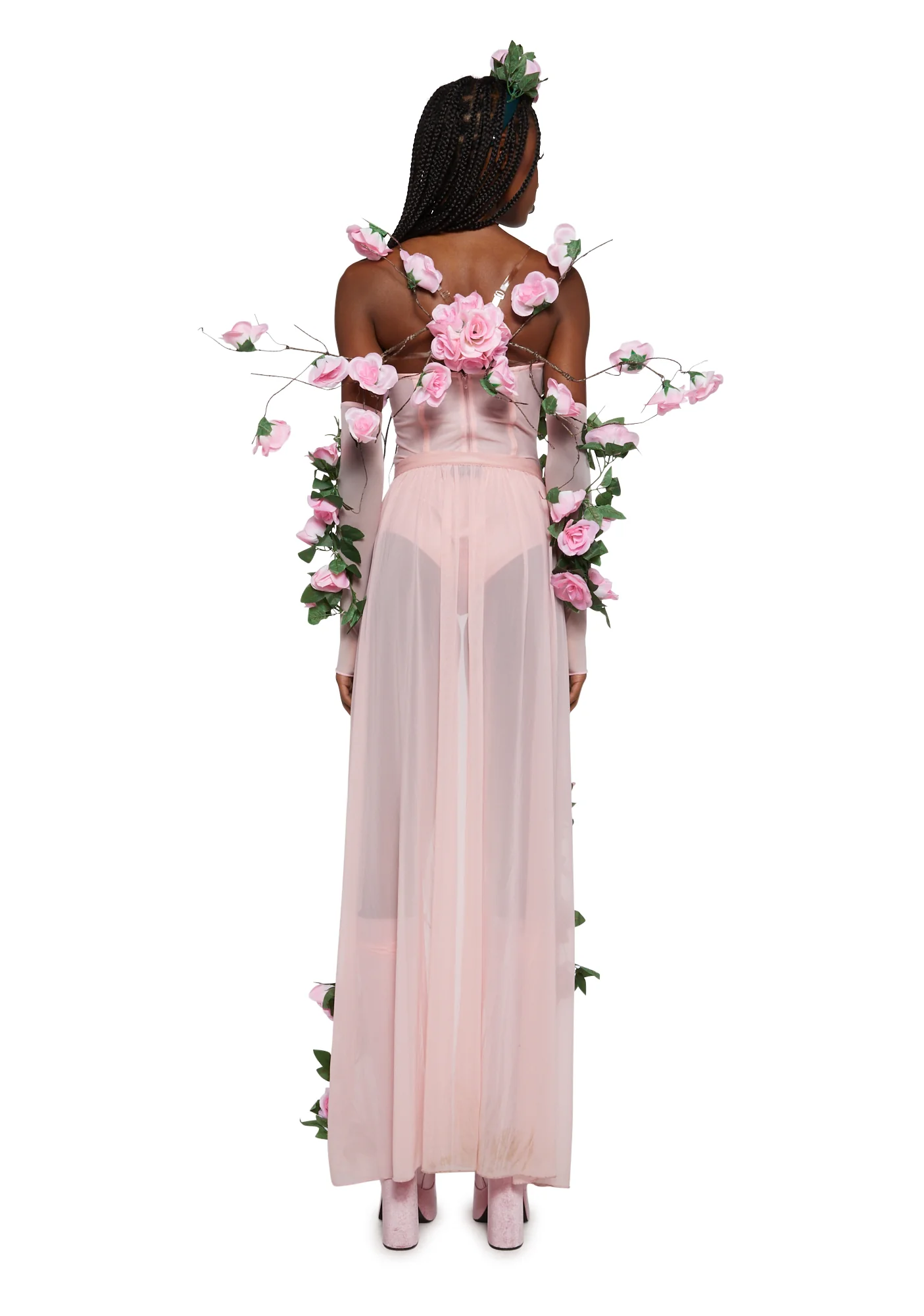 Garden Goddess Rose Nymph Wings - Image 2