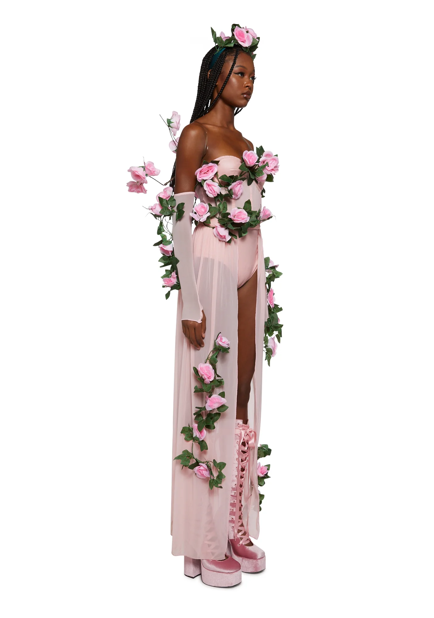 Garden Goddess Rose Nymph Wings - Image 4