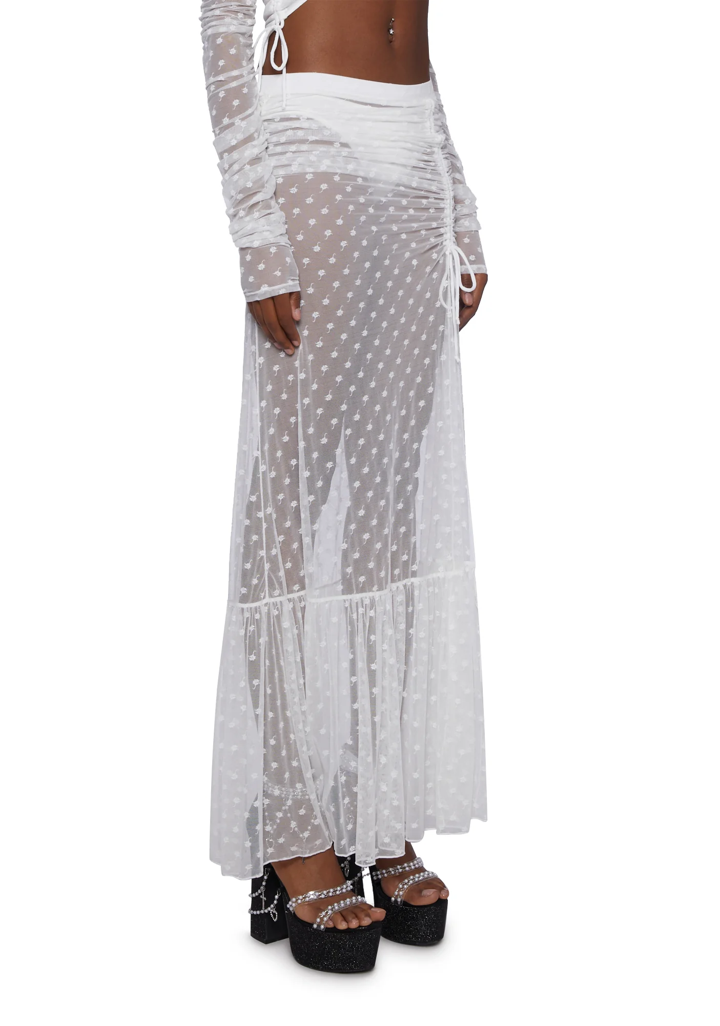 Garden Symphony Maxi Skirt - Image 3