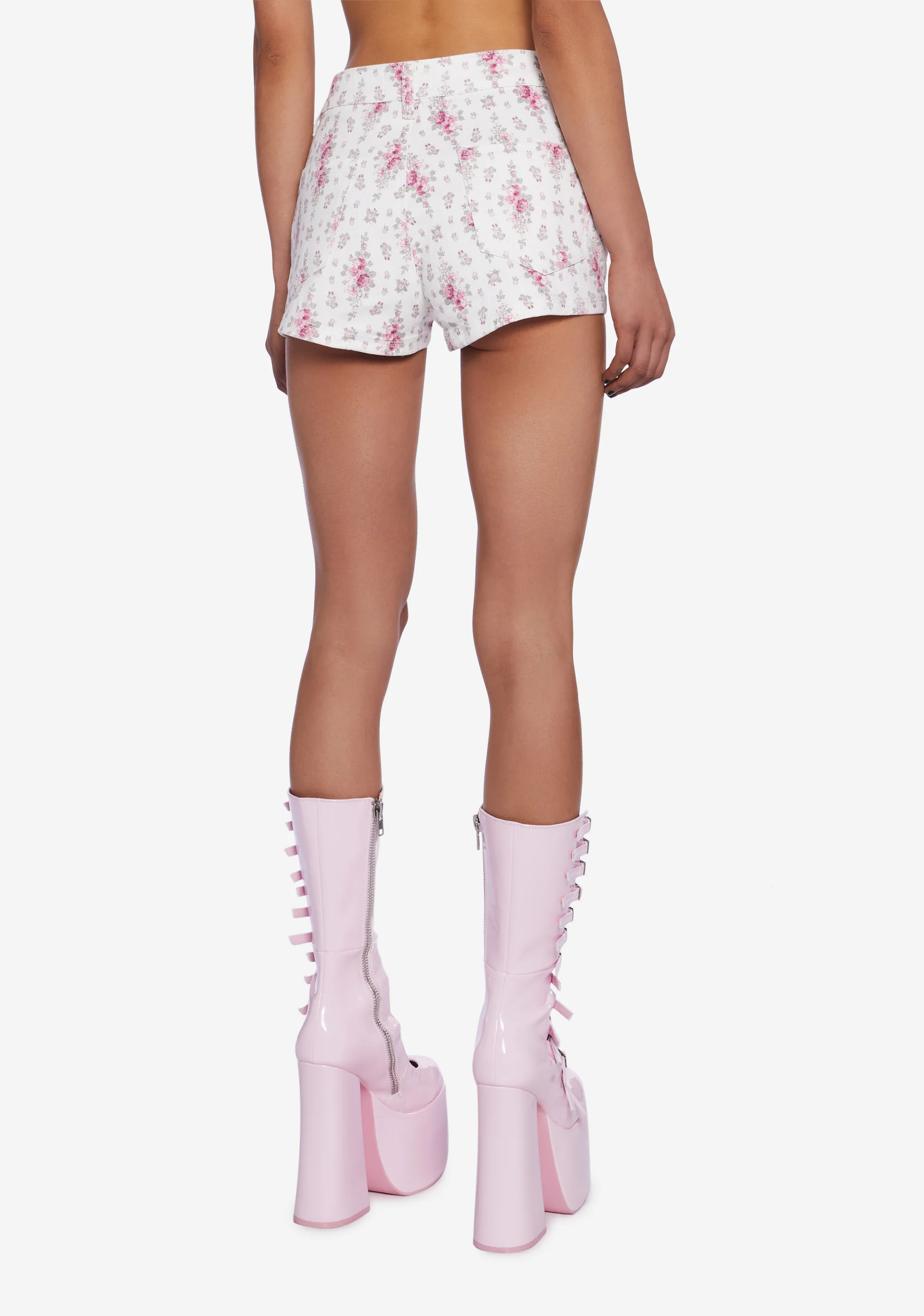 Gardens In Bloom Twill Shorts - Image 4
