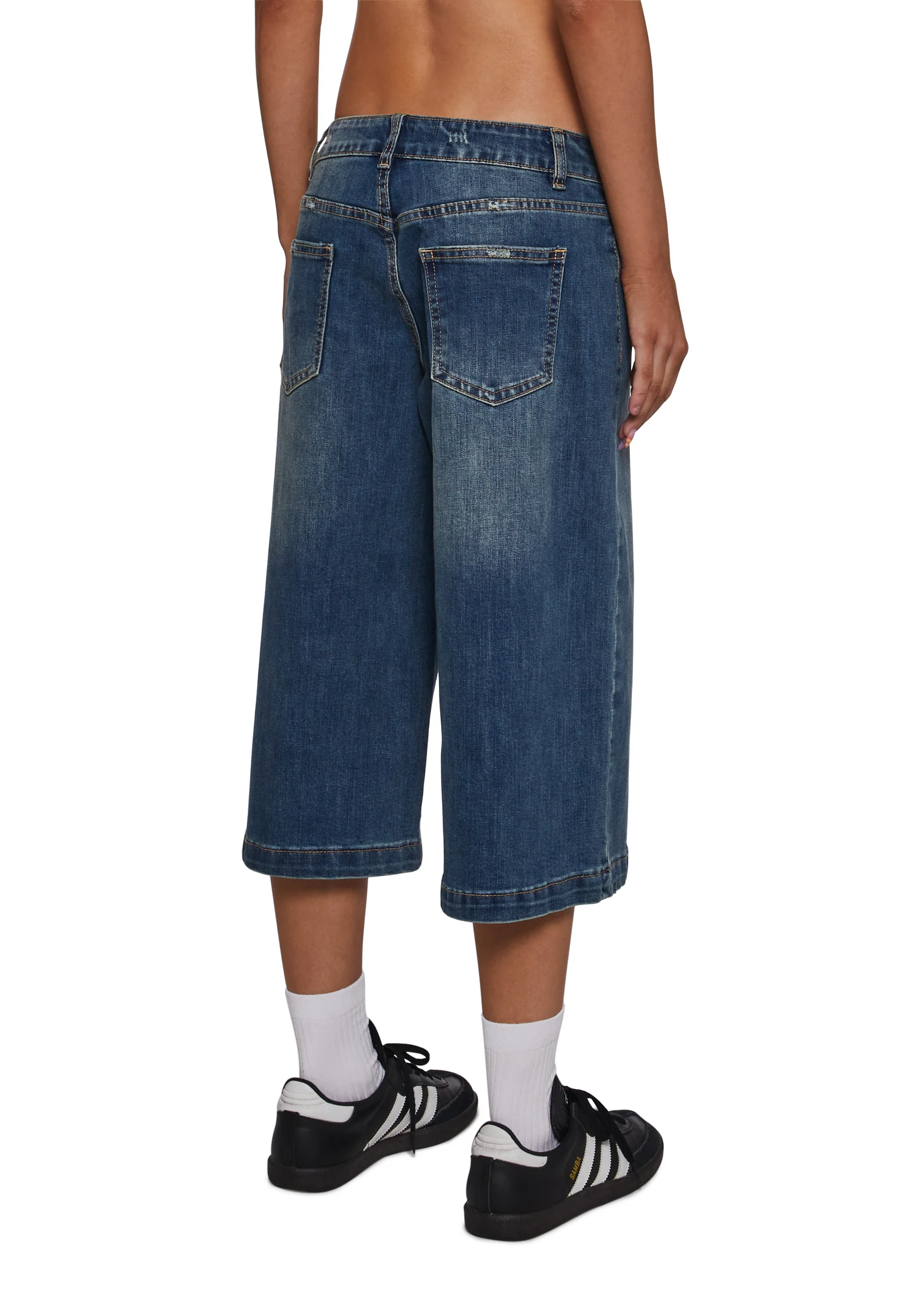 Gaucho Low Rise Capri Jeans - Image 4