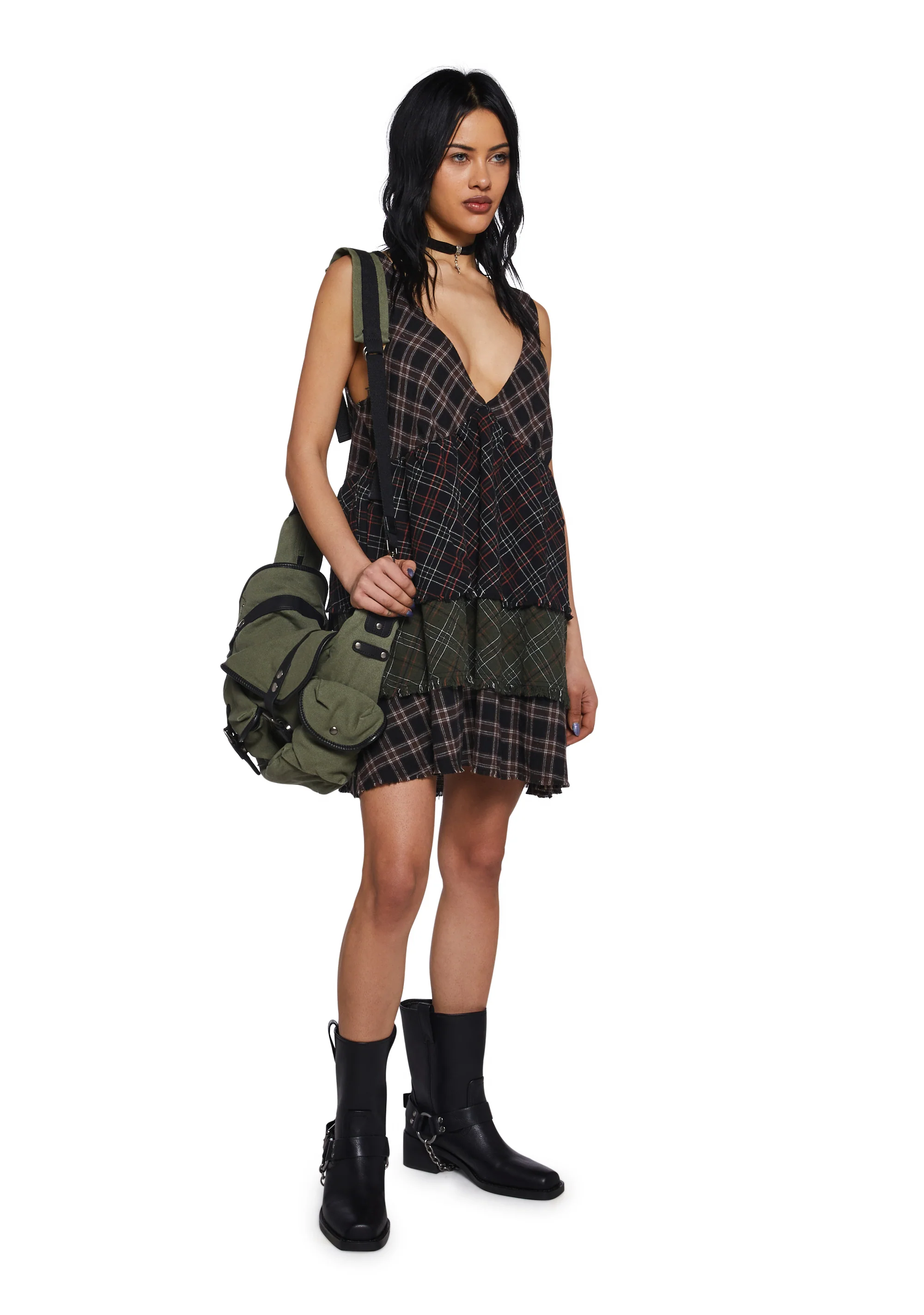 Get Over It Babydoll Dress - Black - Image 2
