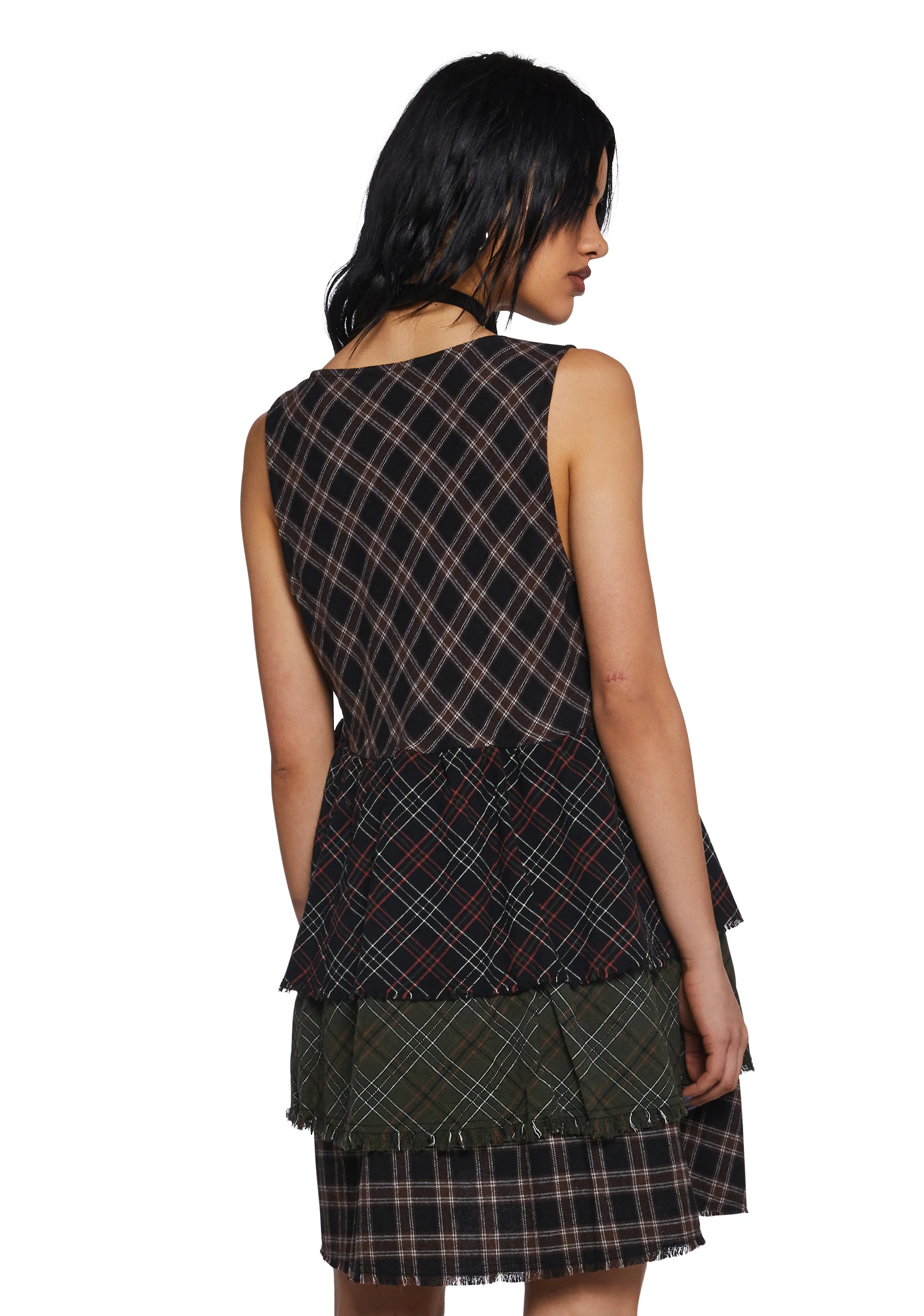 Get Over It Babydoll Dress - Black - Image 4