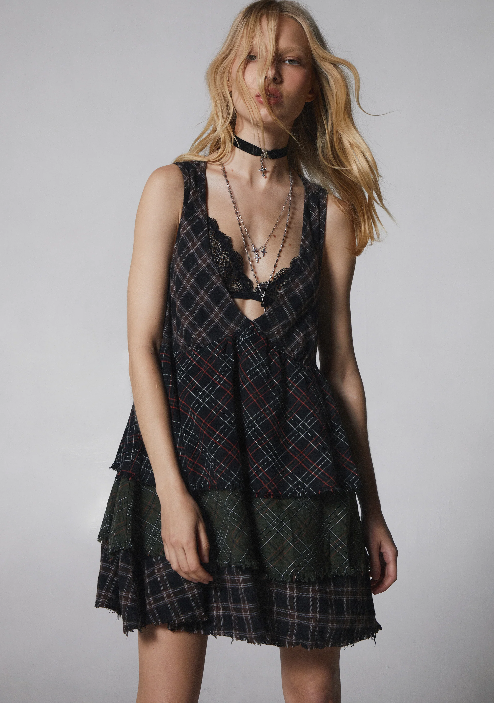 Get Over It Babydoll Dress - Black - Image 6