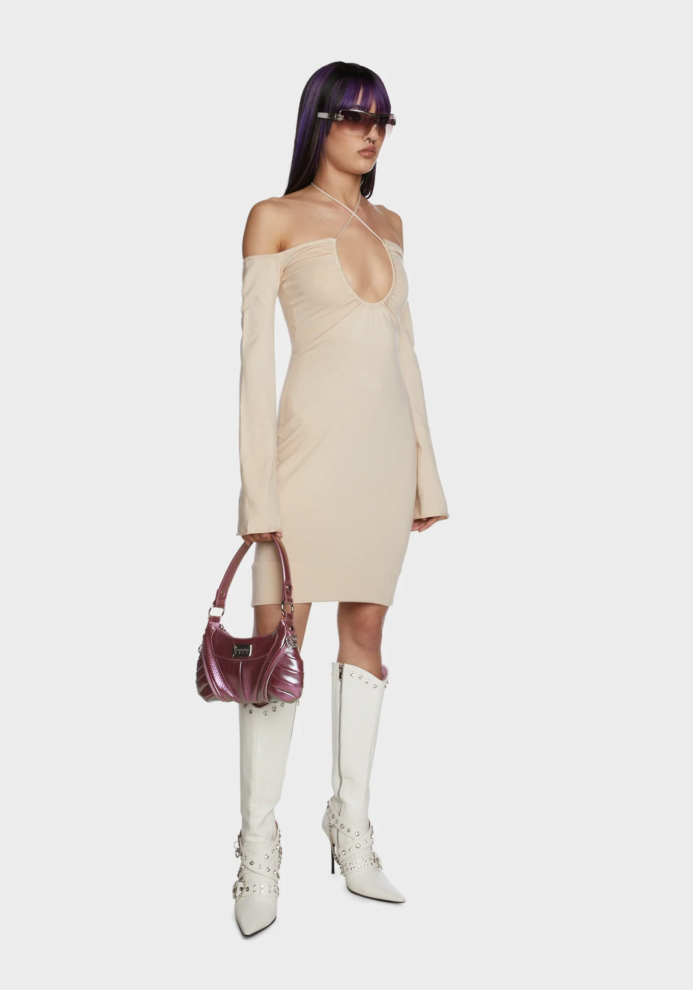 Get Played Mini Dress - Light Brown - Image 5