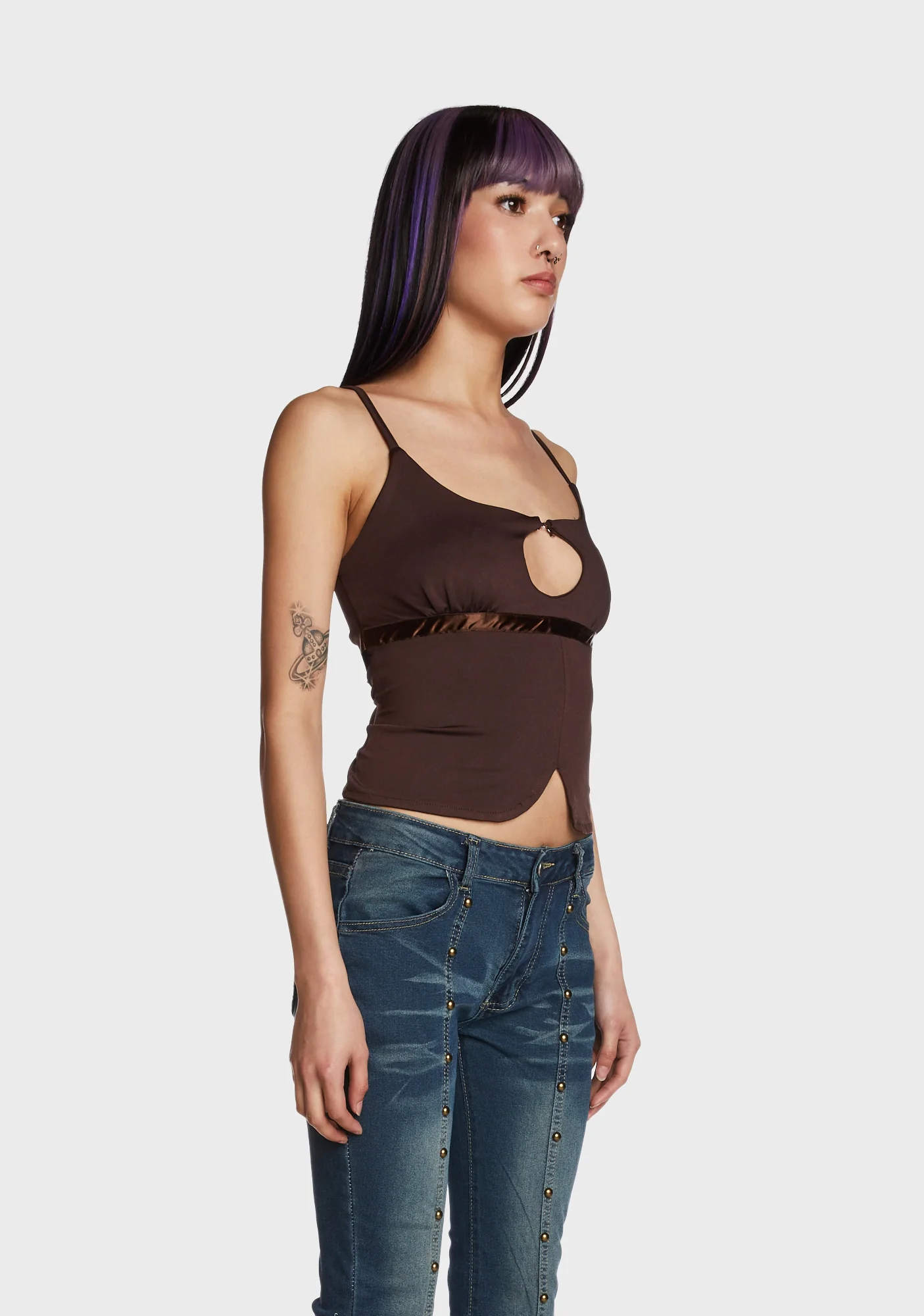 Get That Bag Tank Top - Brown - Image 4