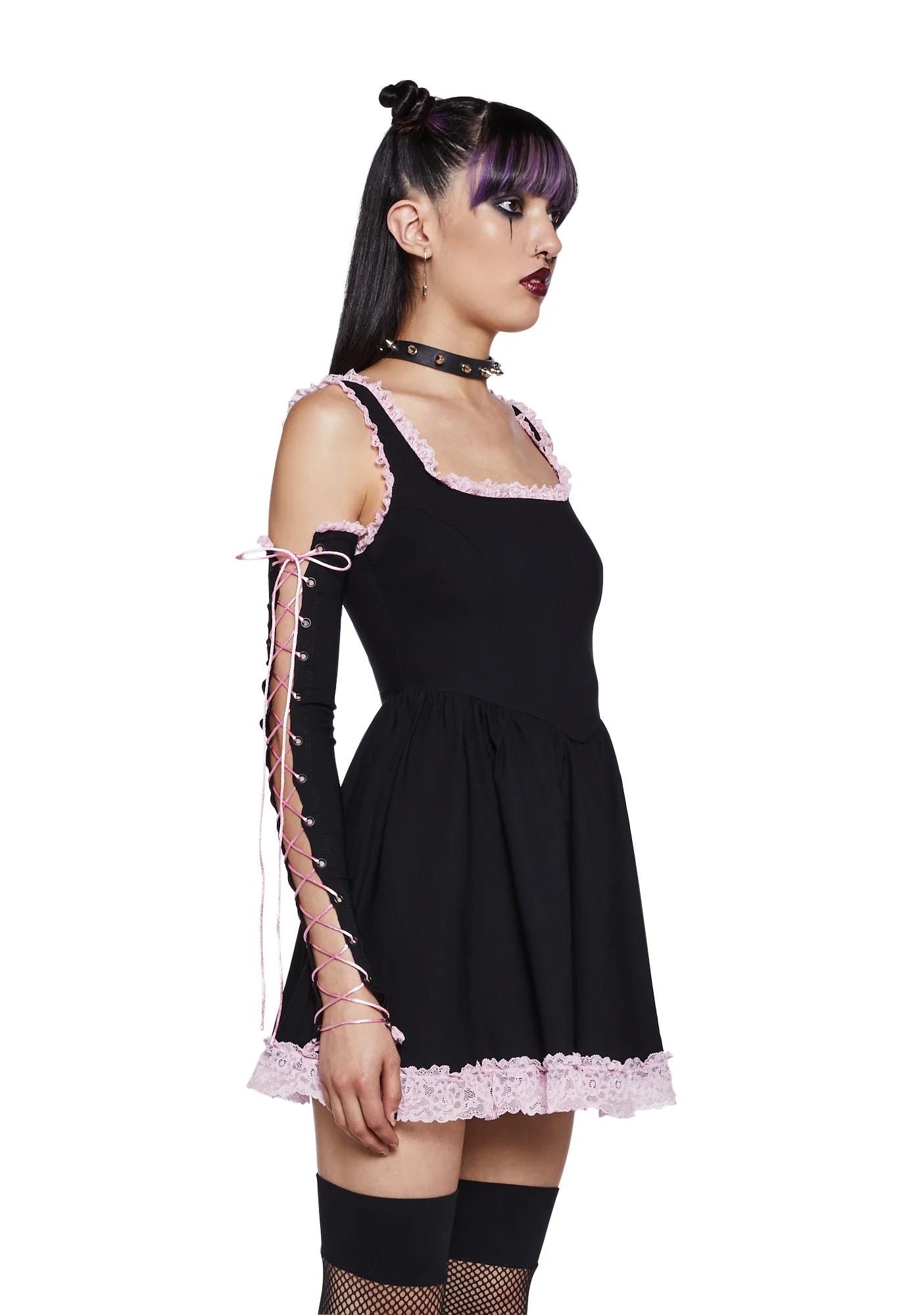 Get Your Way Mini Dress - Pink - Image 3