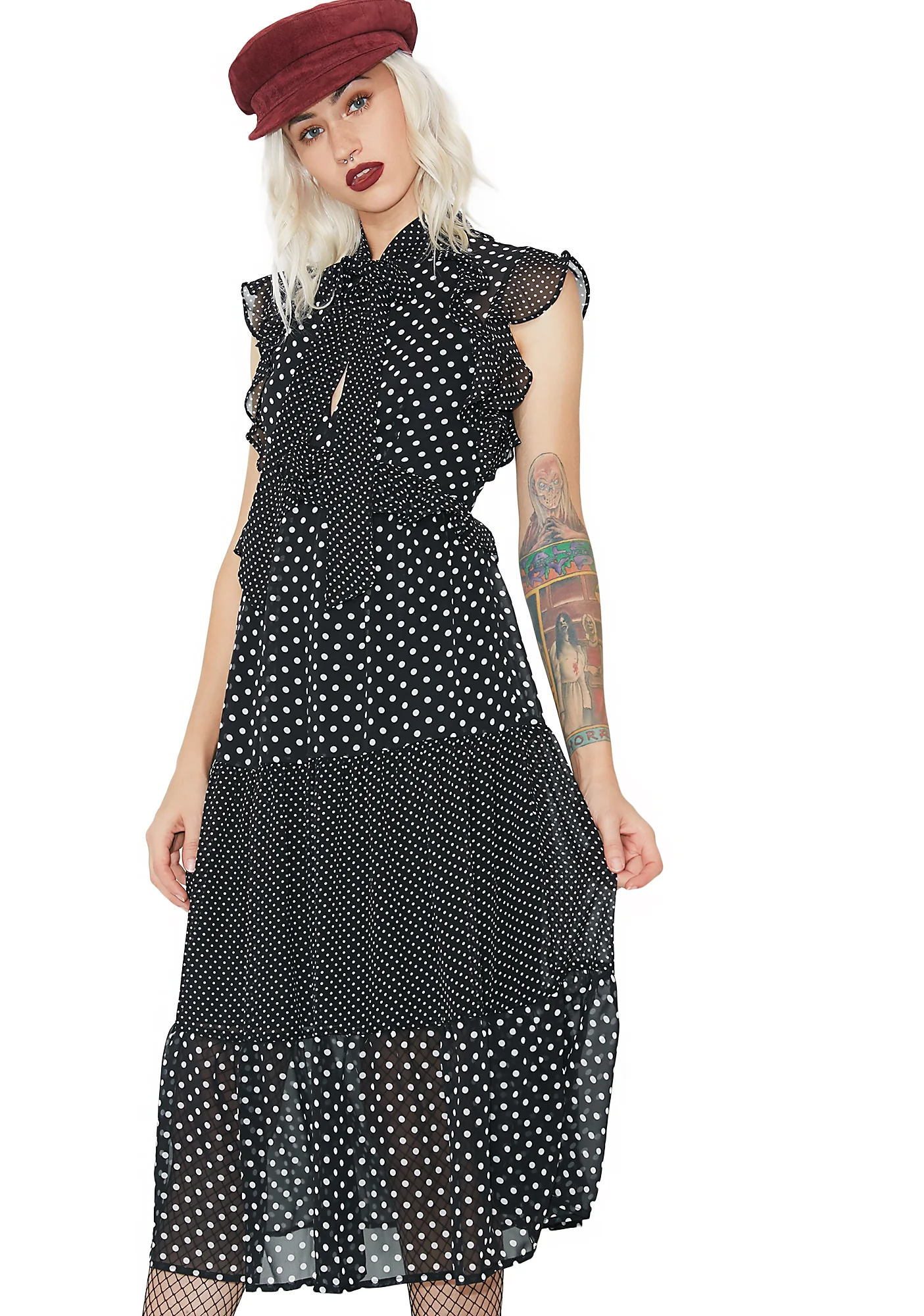 Gettin' Good Polka Dot Dress - Image 2