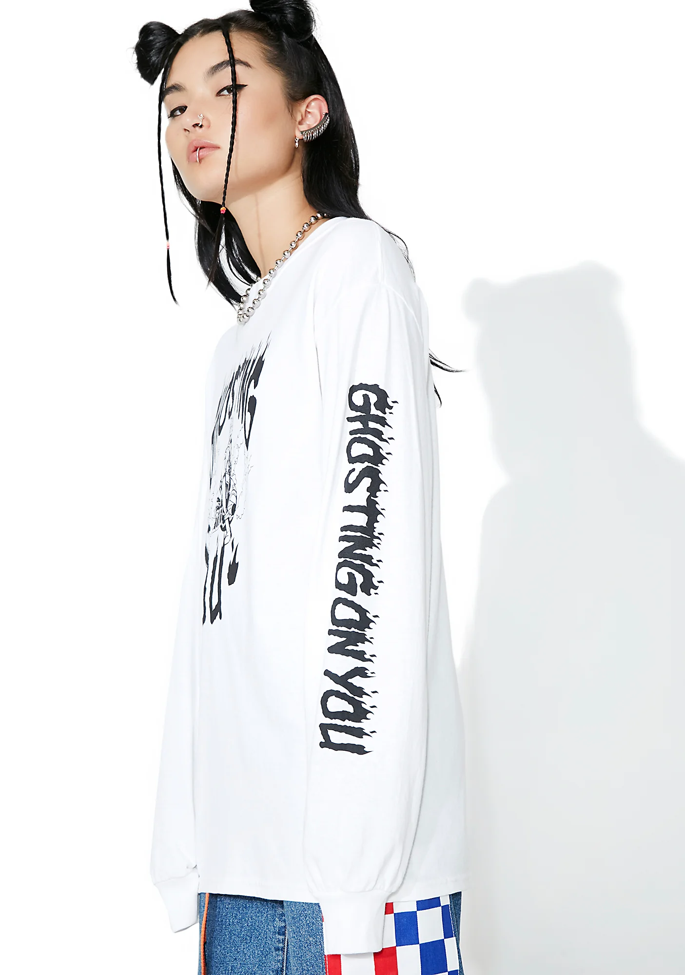 Ghosting On You Long Sleeve Tee - Image 3