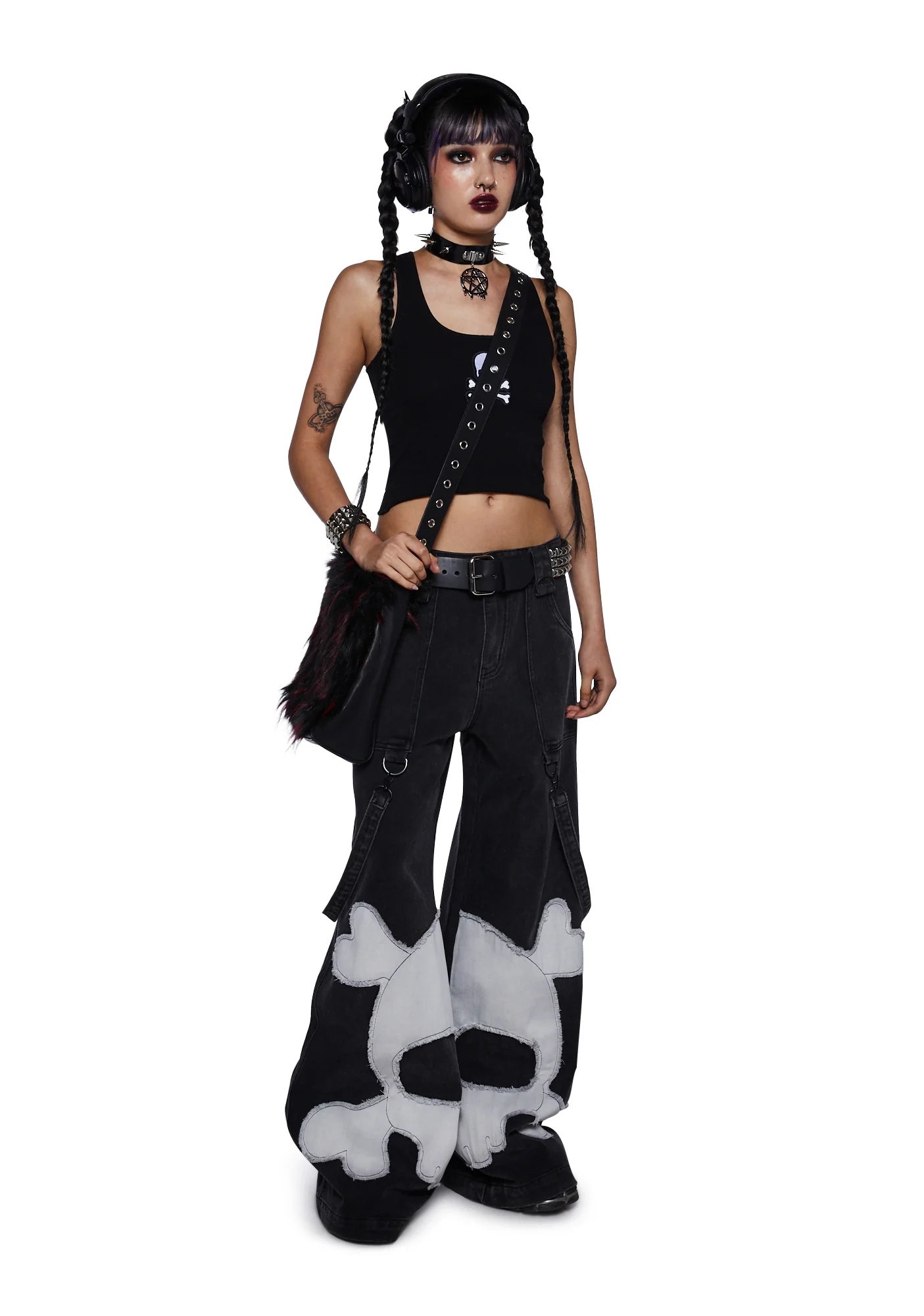 Ghostly Gauntlet Wide Leg Pants - Image 2