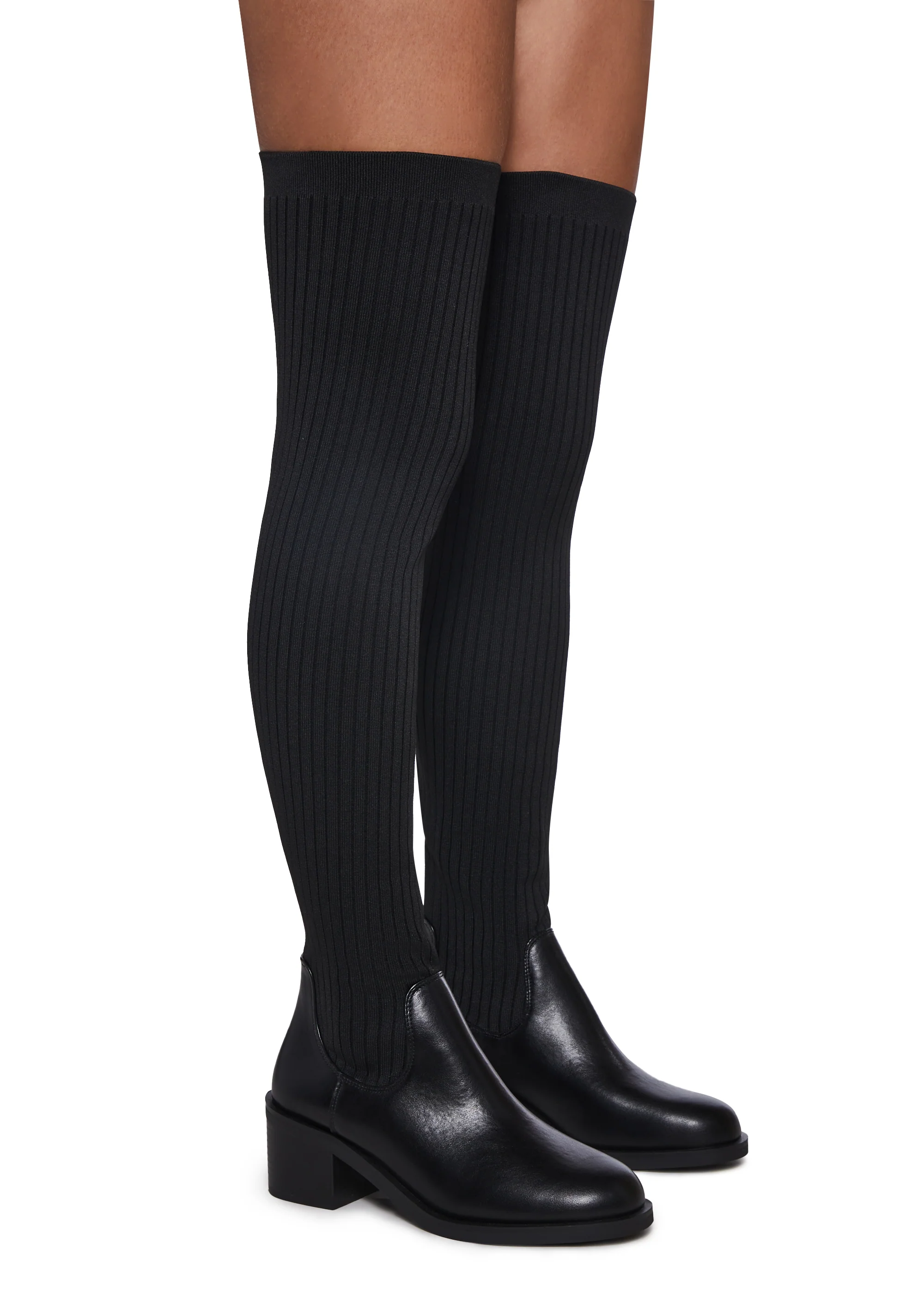 Total Rizz Knee High Boots - Black - Image 3