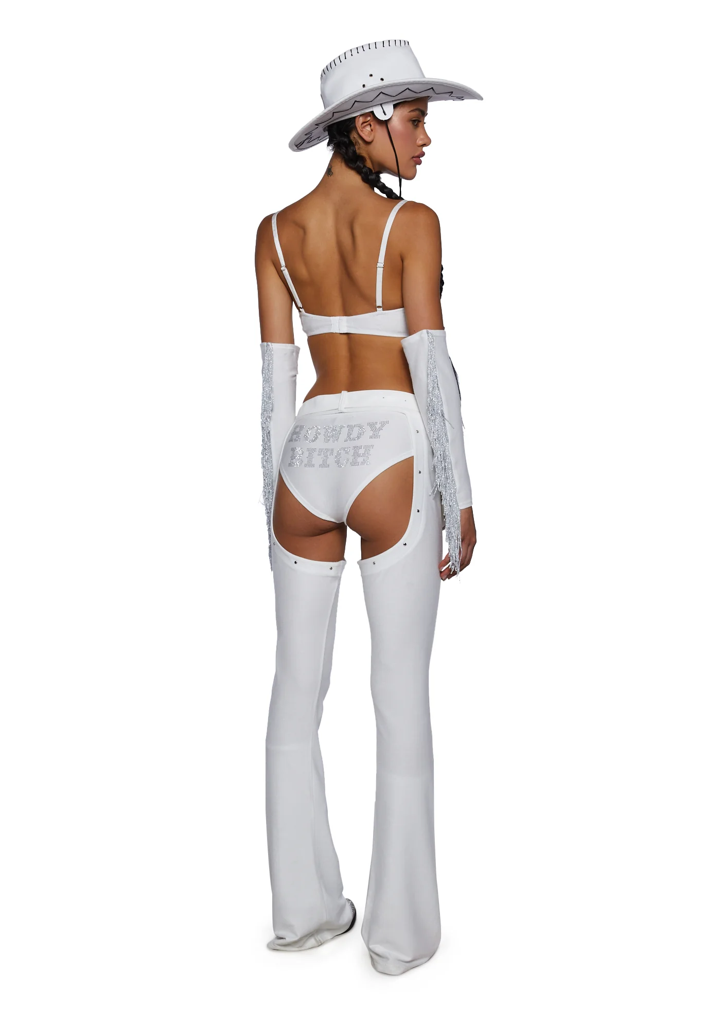 Giddy Up Cowboy Costume Set - White - Image 4