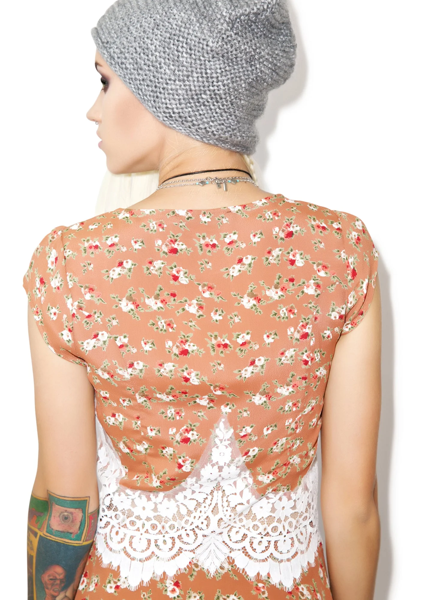 Gilly Girl Crop Top - Floral - Image 7