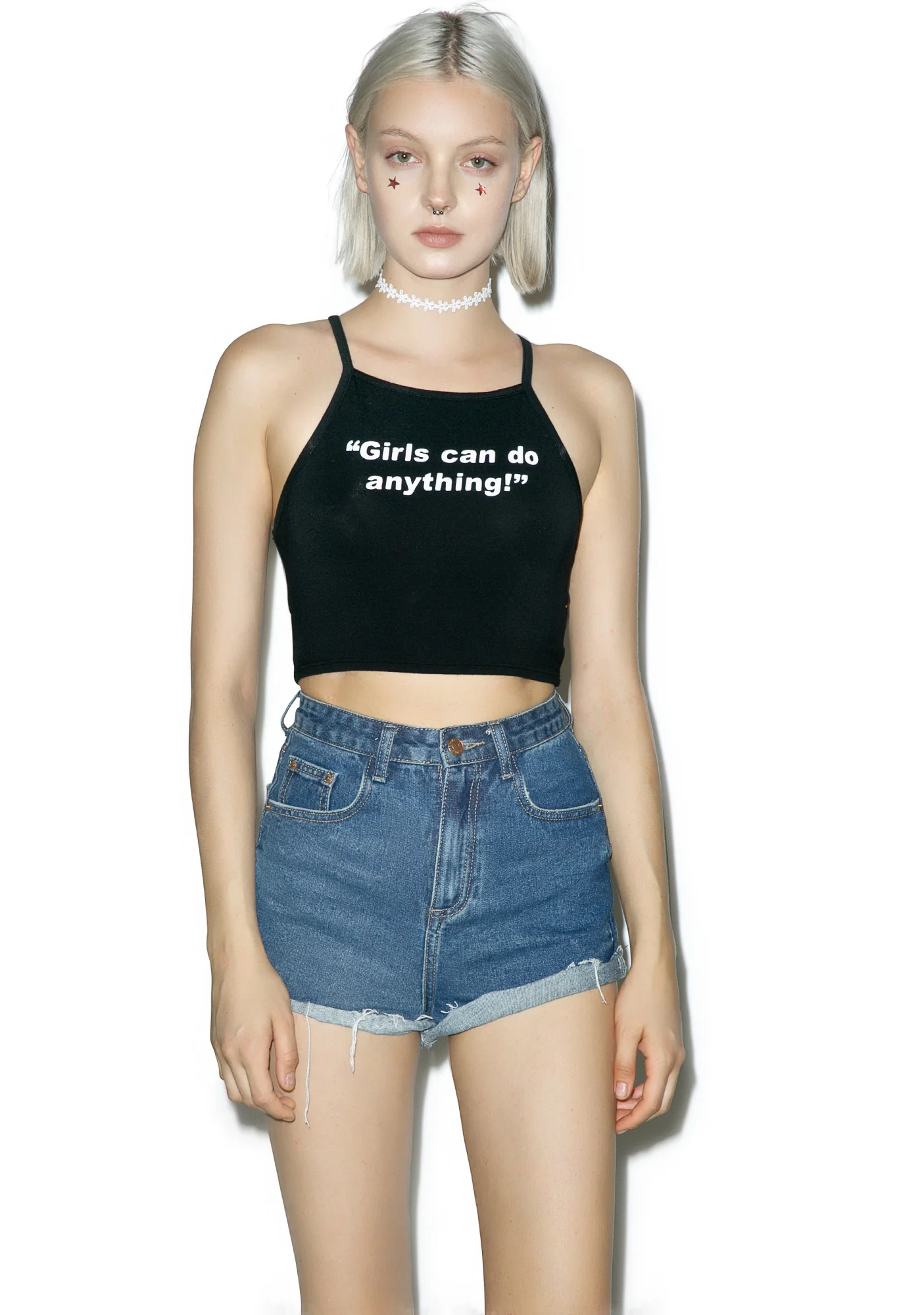 Girls Can Do Anything Crop Tank - Image 4