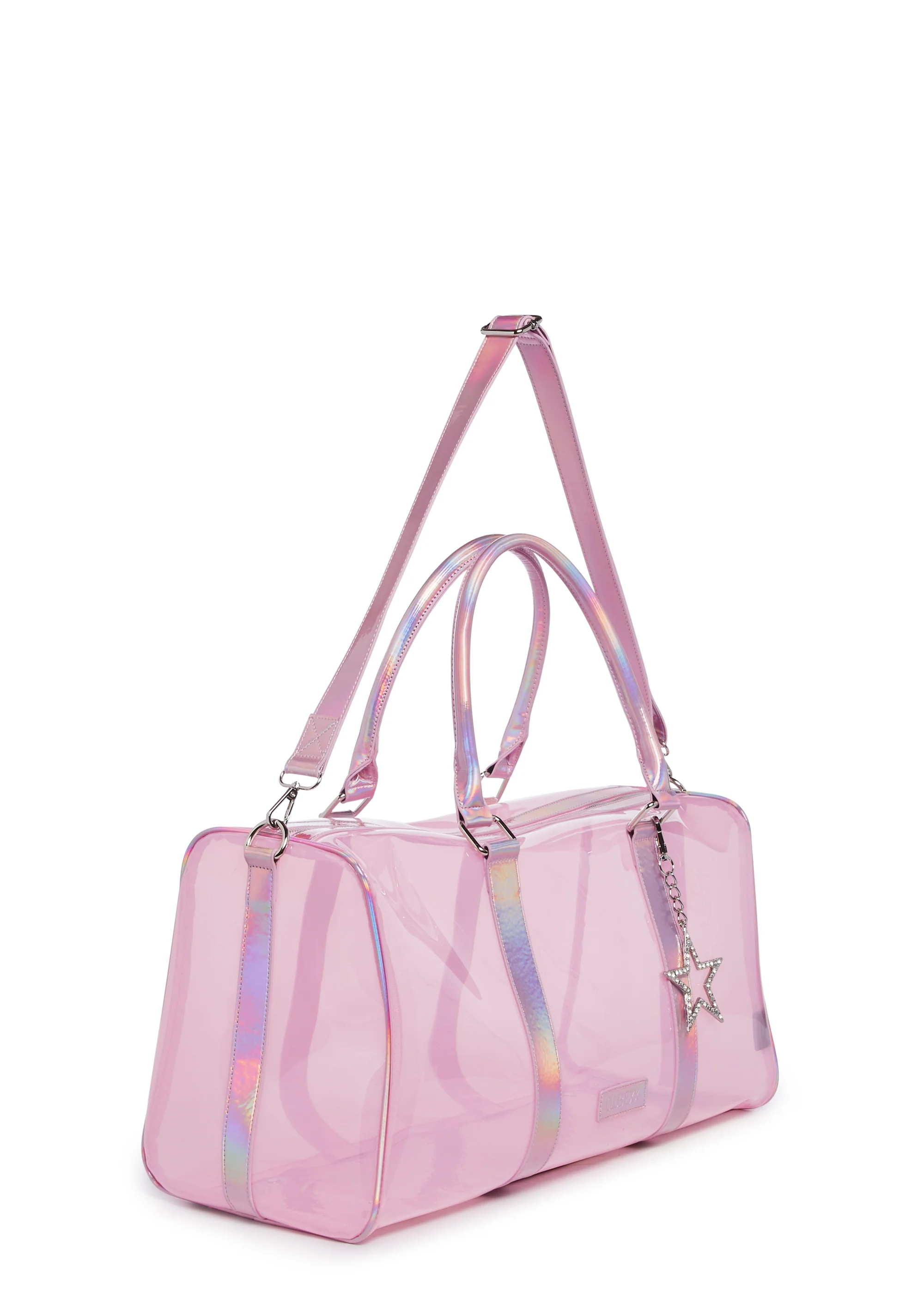 Girl's Trip Clear Weekender Bag - Pink - Image 3