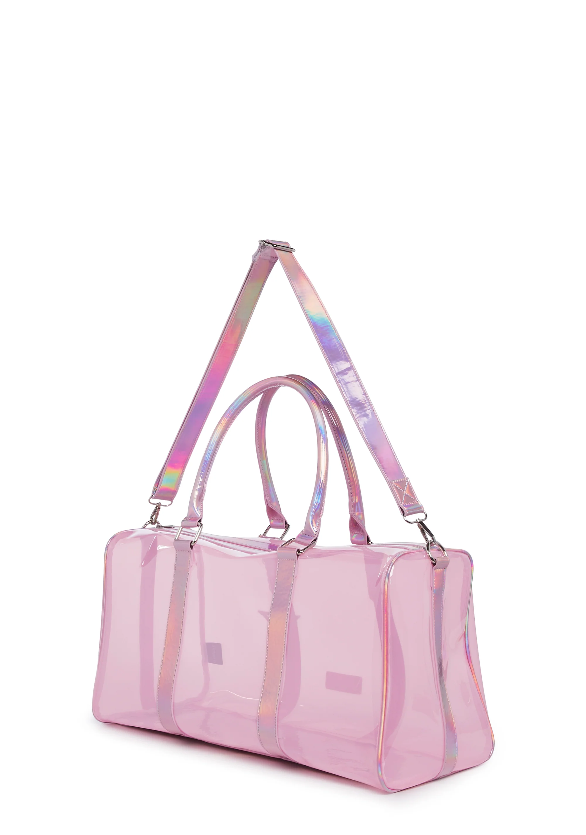 Girl's Trip Clear Weekender Bag - Pink - Image 4