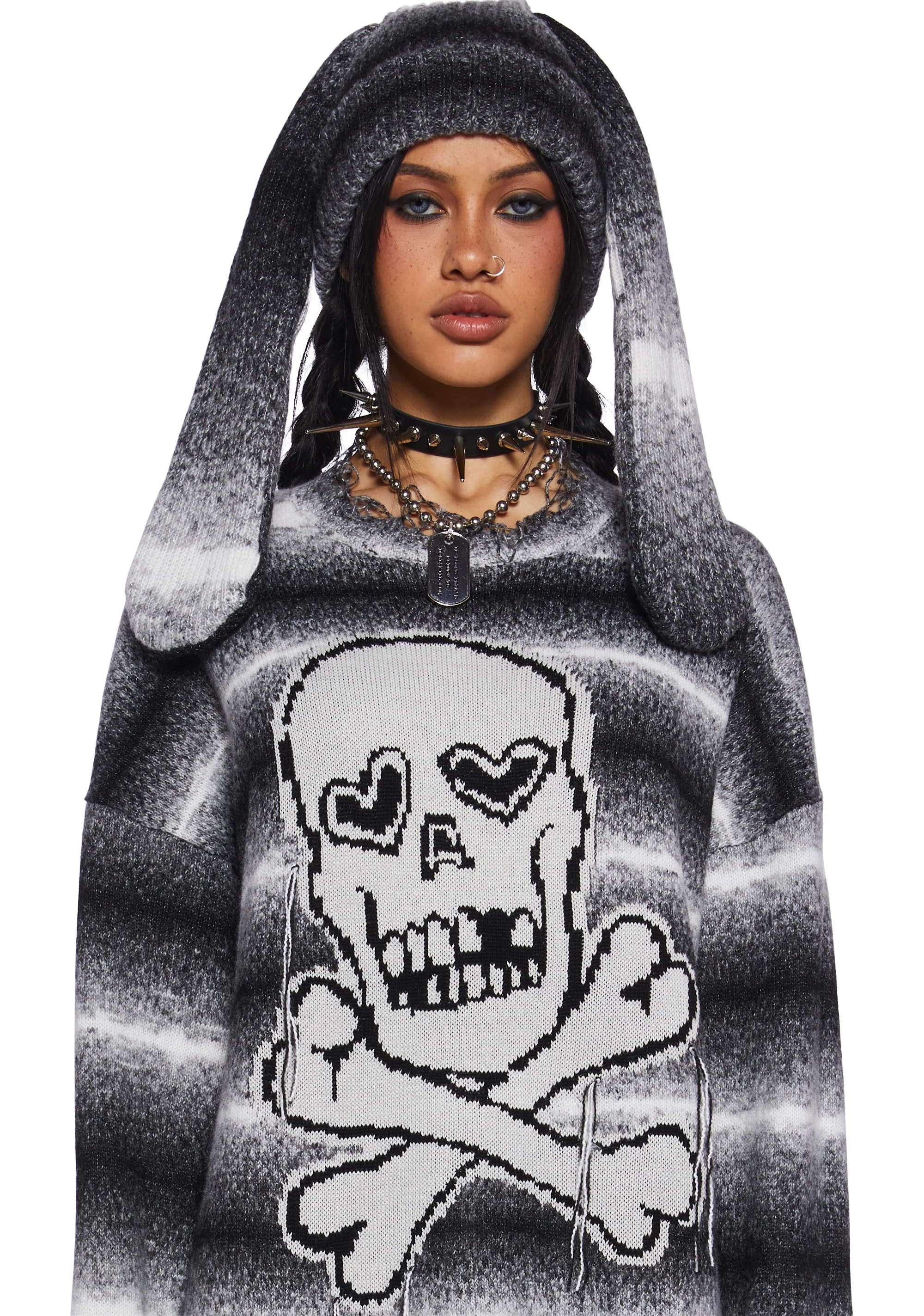 Girly Grunge Sweater And Beanie Set - Image 5