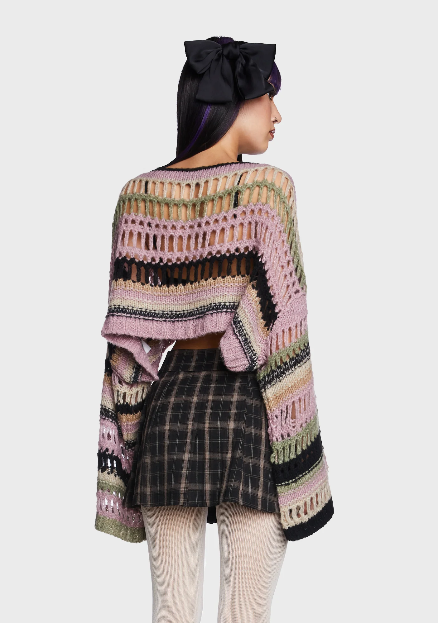 Giselle Knit Cropped Sweater - Image 3