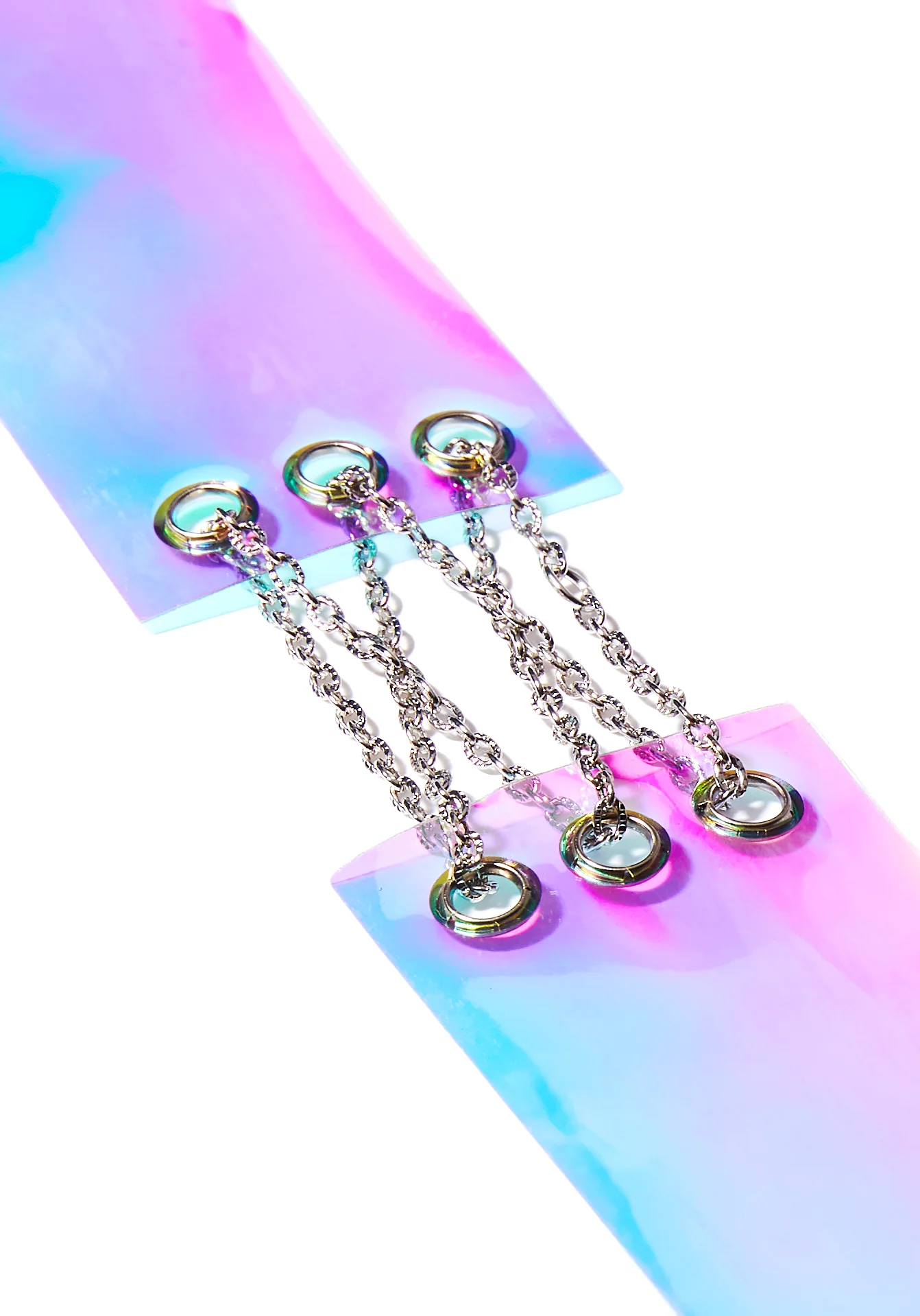 Give Me Space Iridescent Chain Choker - Image 5