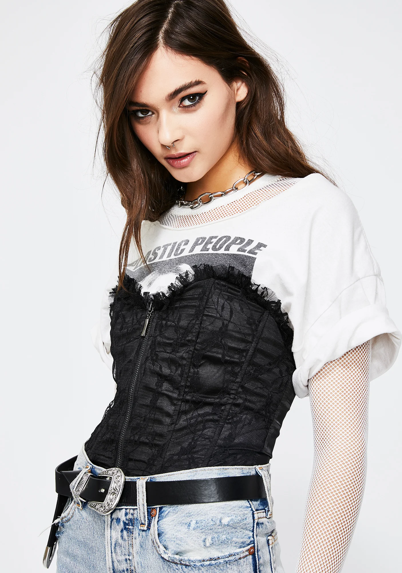 Givin' You Some Lace Bustier - Image 3