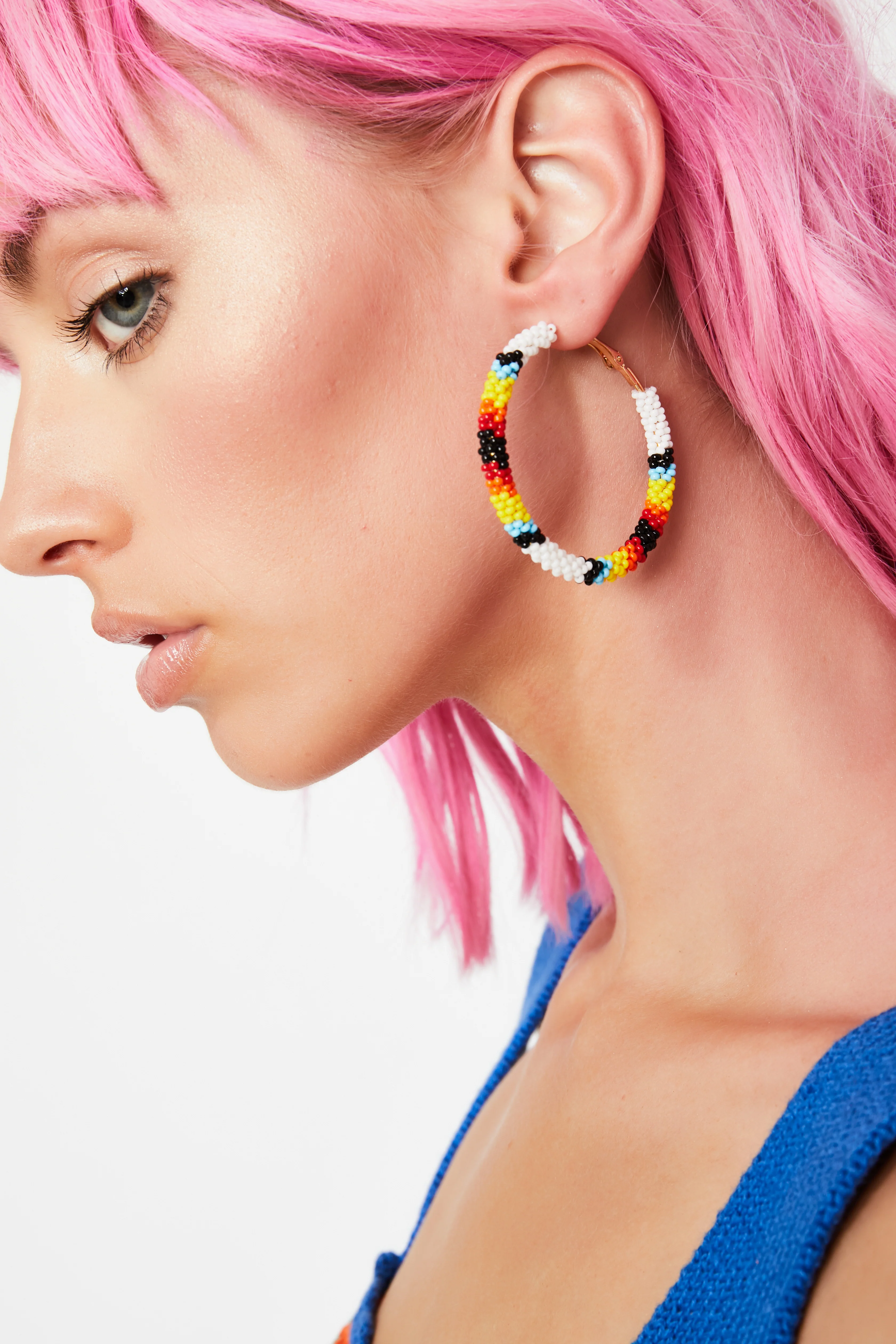 Glam Affair Beaded Earrings - Image 2
