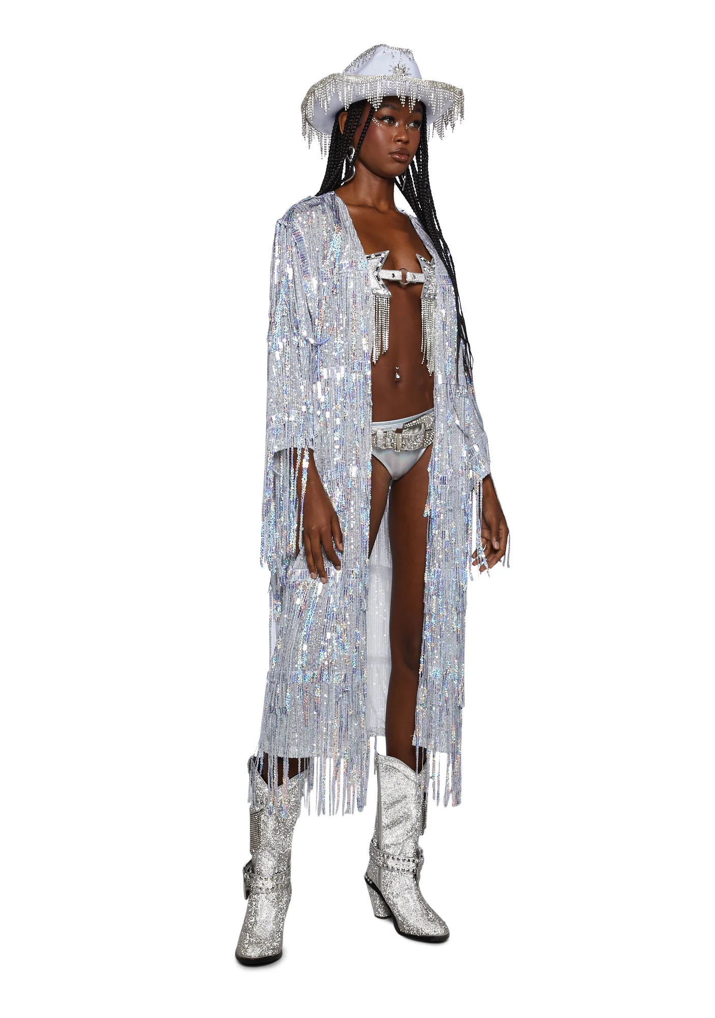 Glam All Night Sequin Duster - Image 6