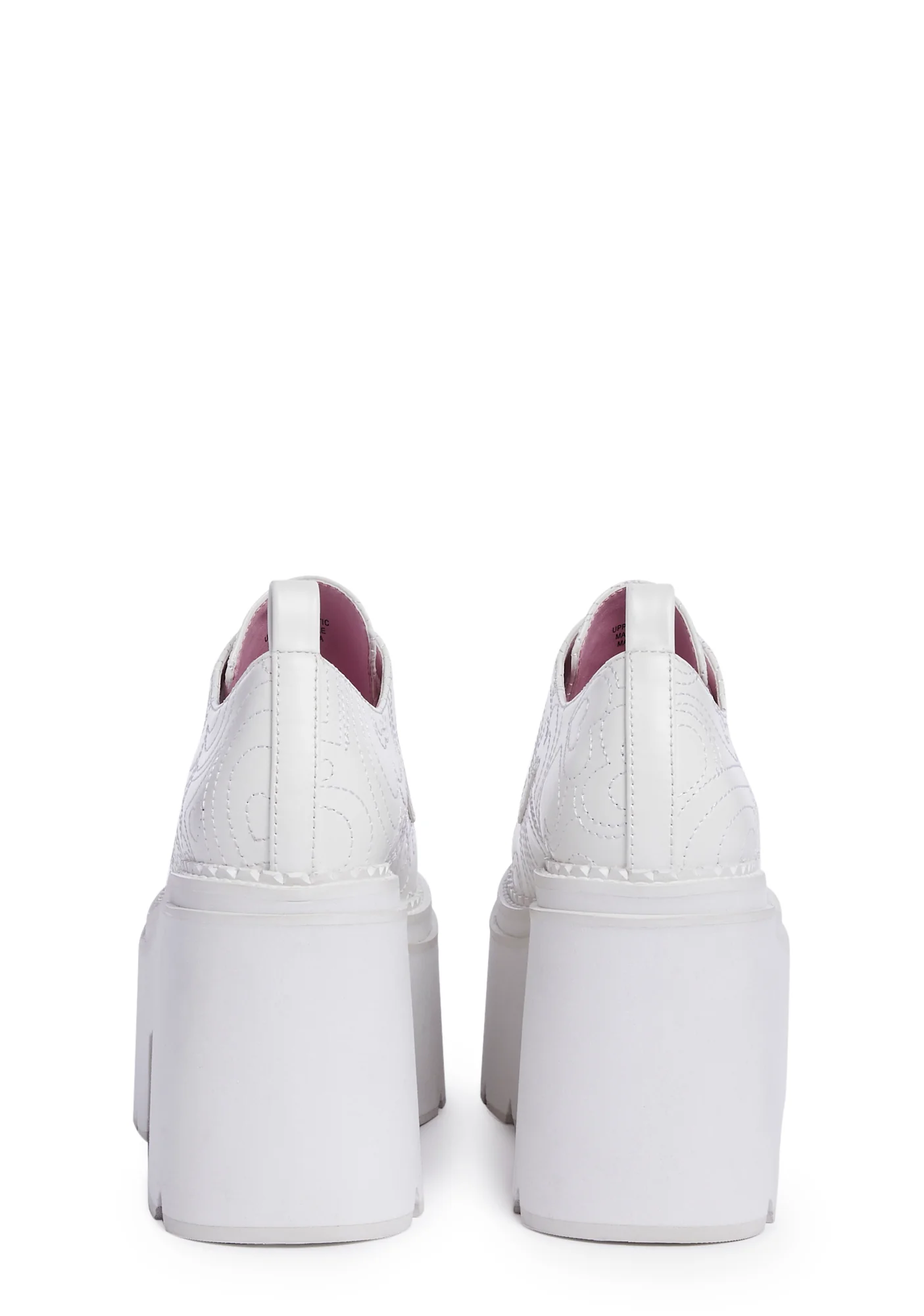 Glamour Circle Platform Oxfords - Image 4