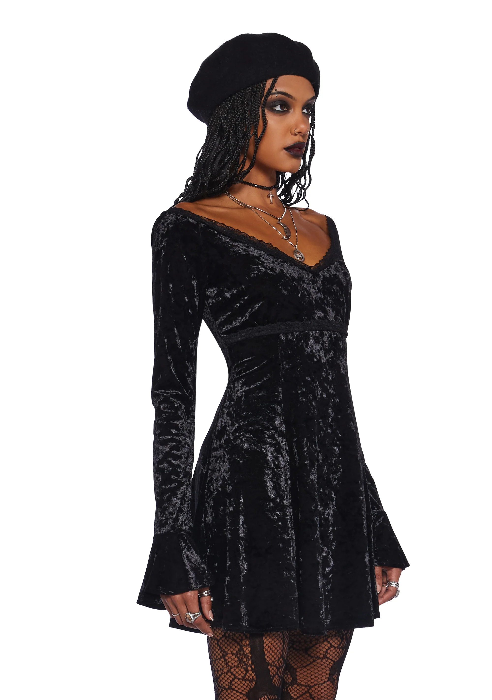 Glamour Sparks Velvet Dress - Image 3