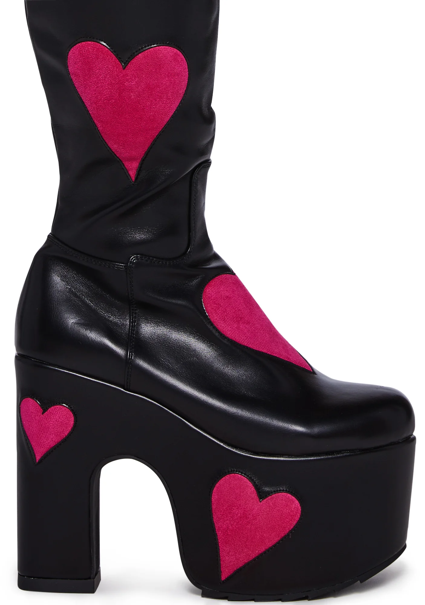 Glass Heart Platform Boots - Image 2