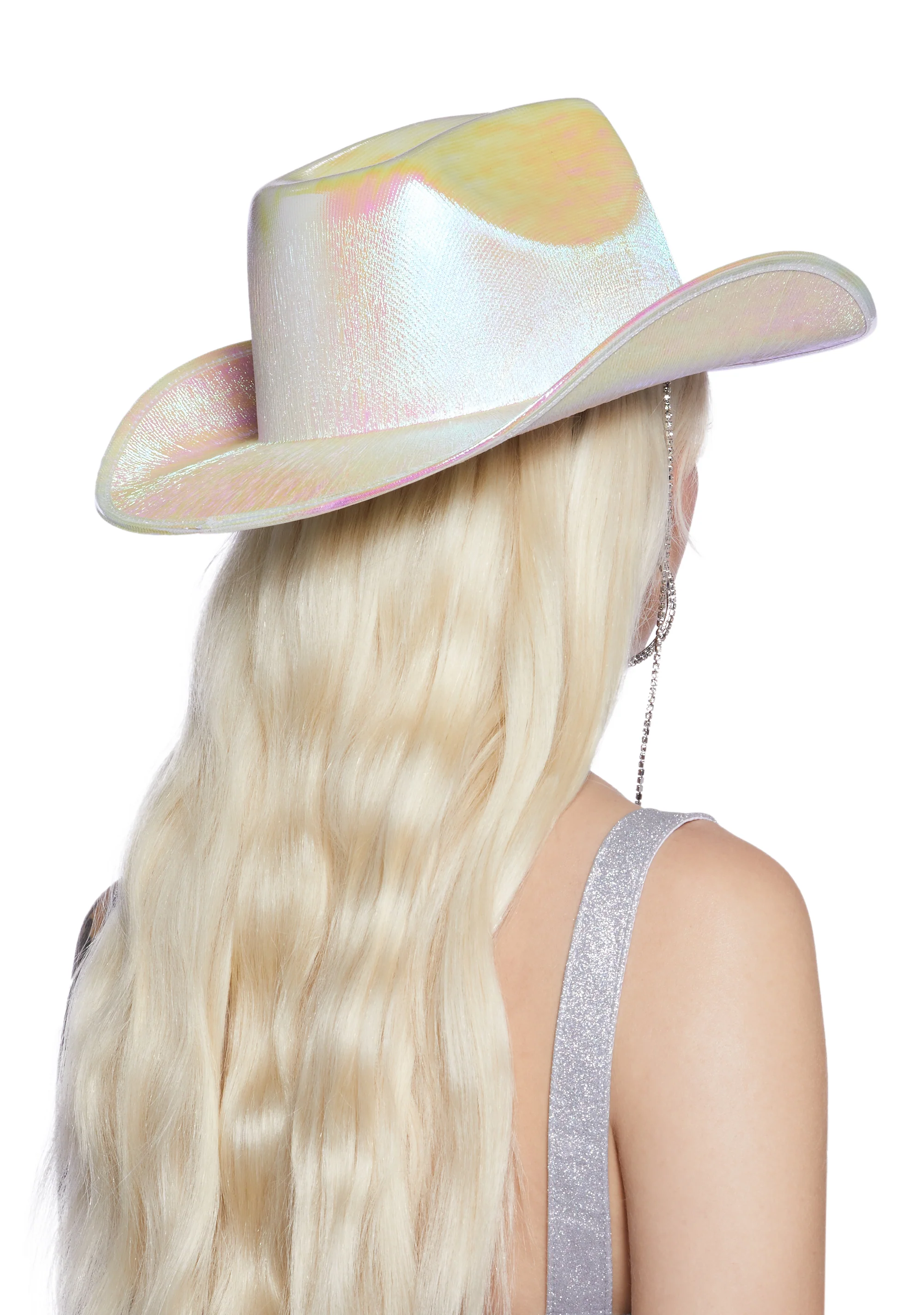 Gleam And Glow Cowboy Hat - White - Image 3
